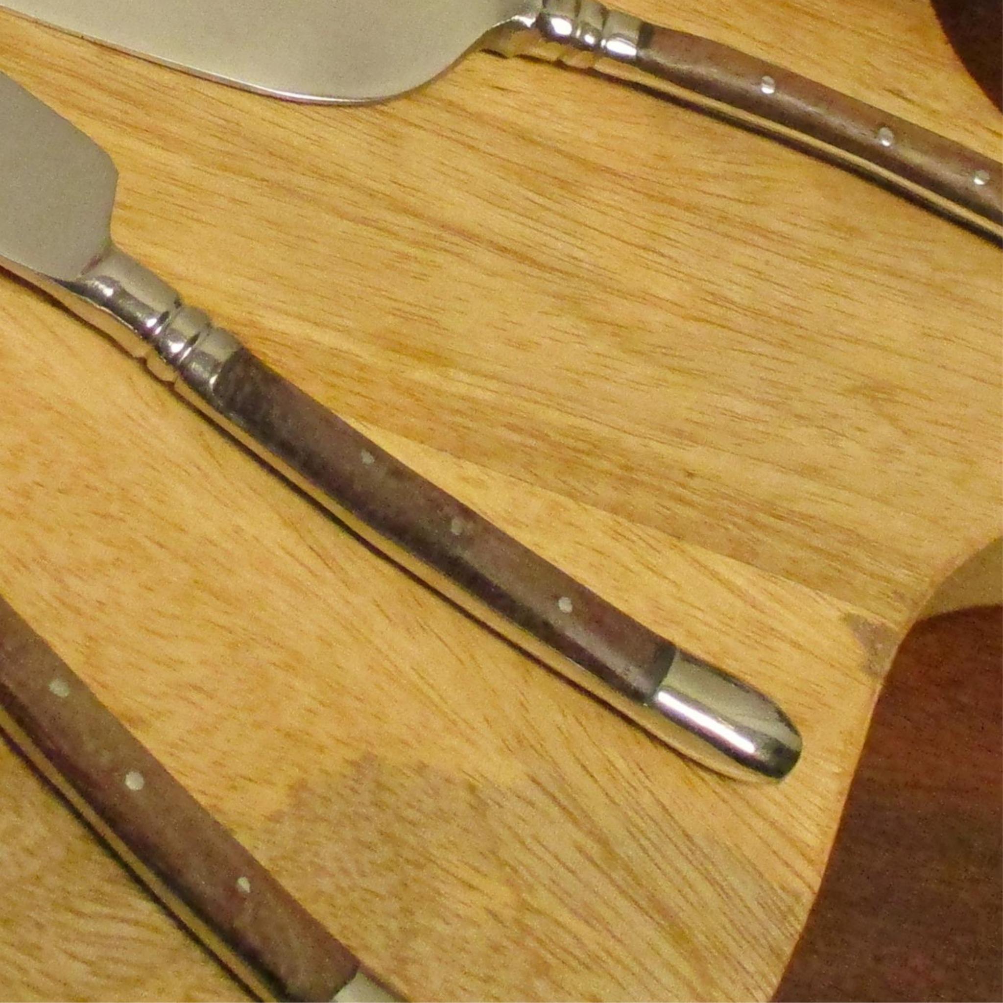 Curved Wood Cheese Knife S/3