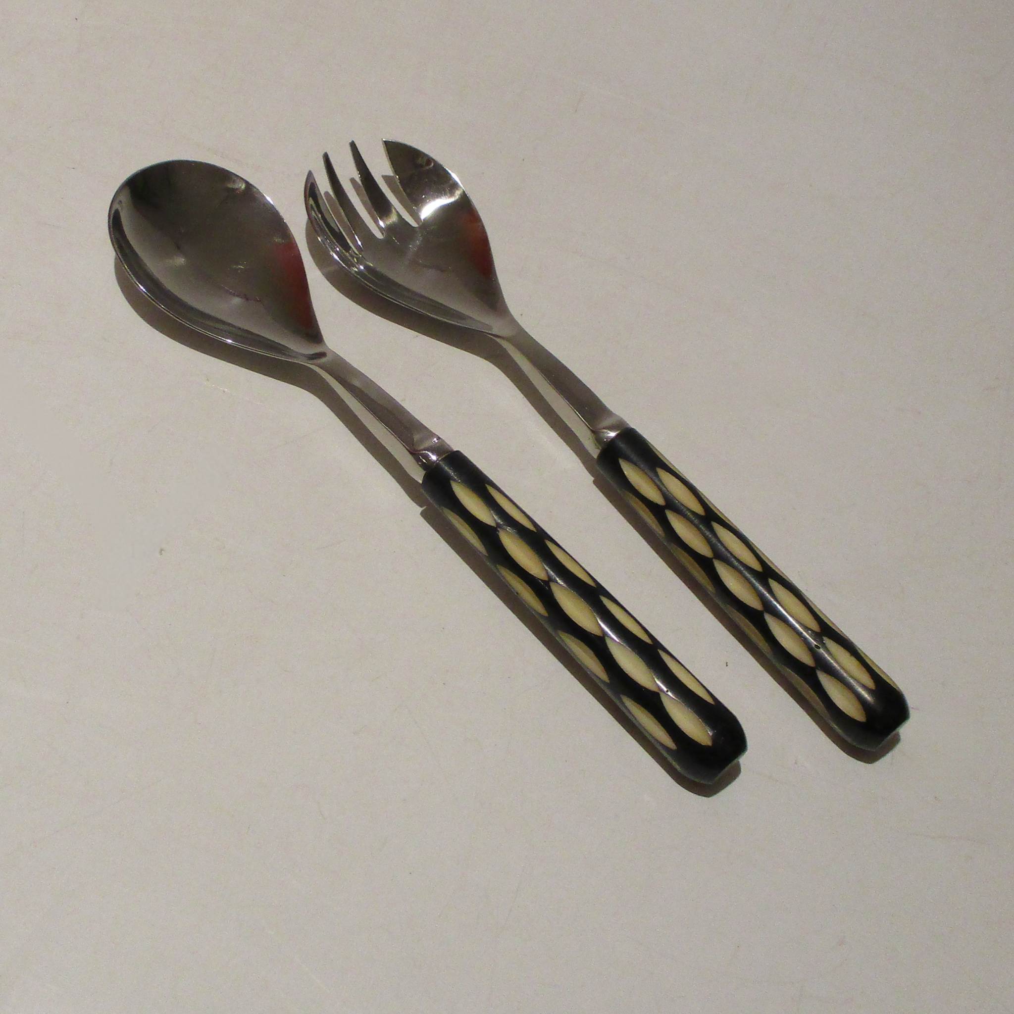 Graceful Teardrop 2-Piece Salad Server Set