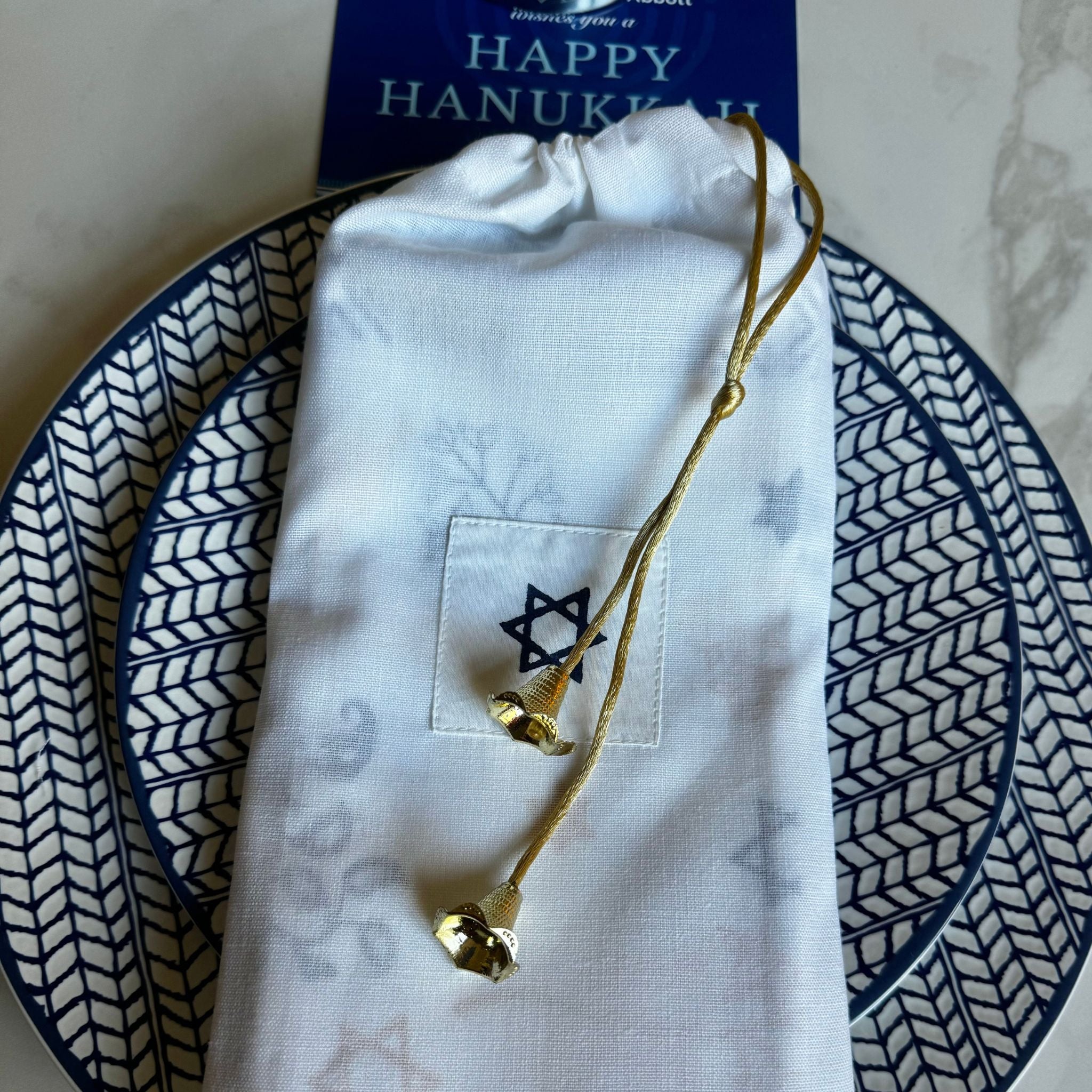 Hanukkah Napkin & Bag Set