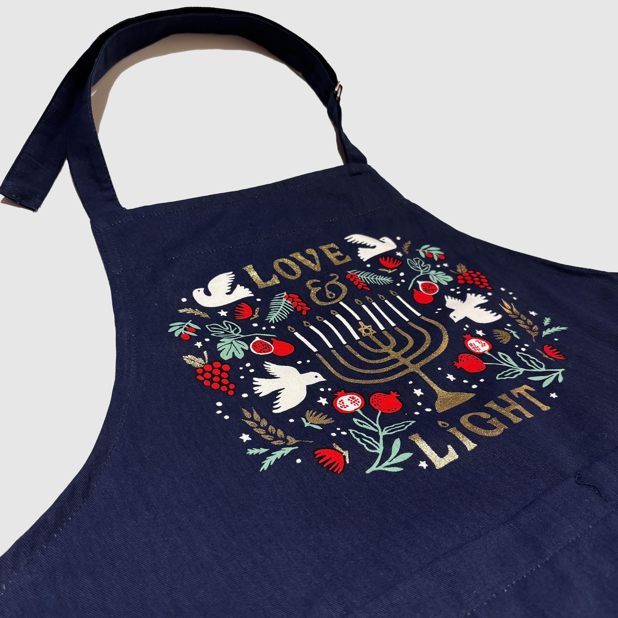 Hanukkah Apron-Love & Light Print