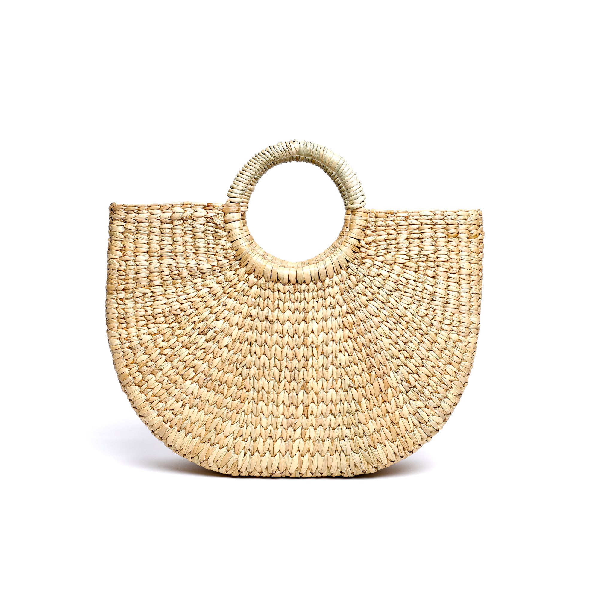 Turvi Straw Handmade Embroidered U Bag