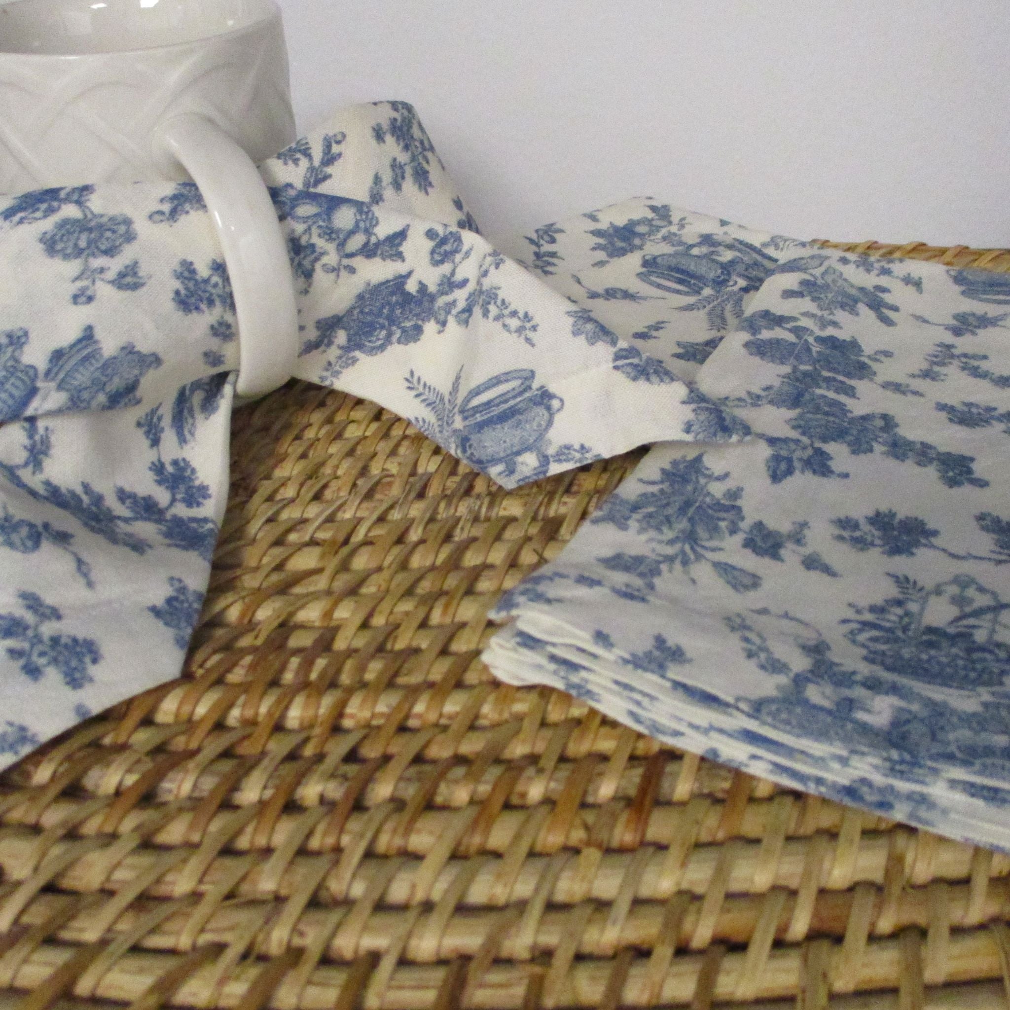 French Garden Linen Napkin Set of 4