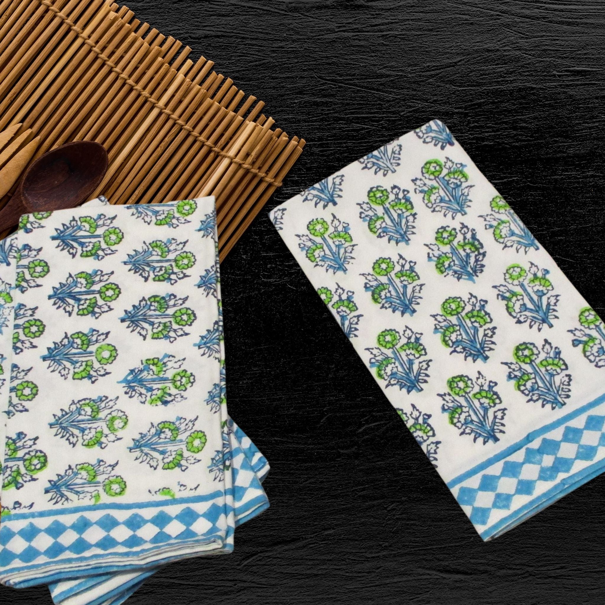 Blue Blossom Breeze Napkin Set of 4