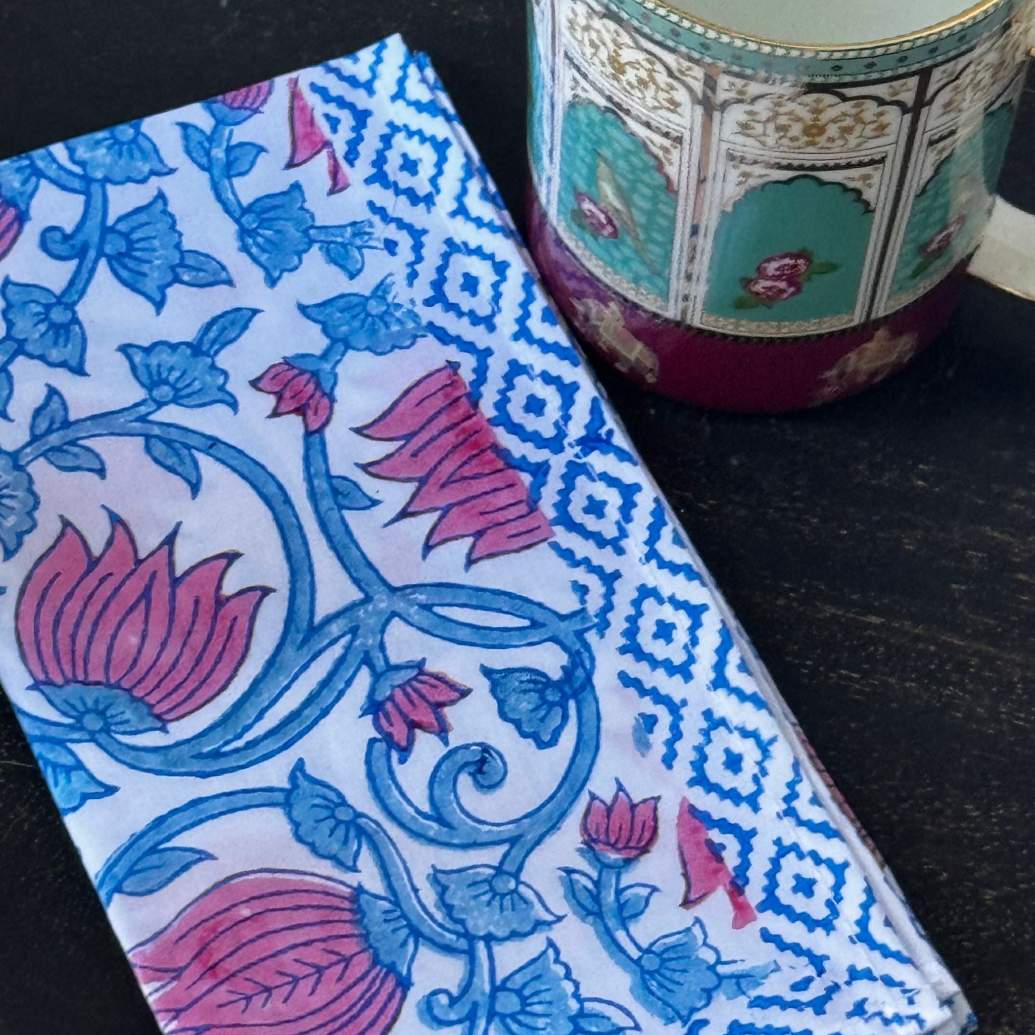 Floral Fusion Napkin Set of 4