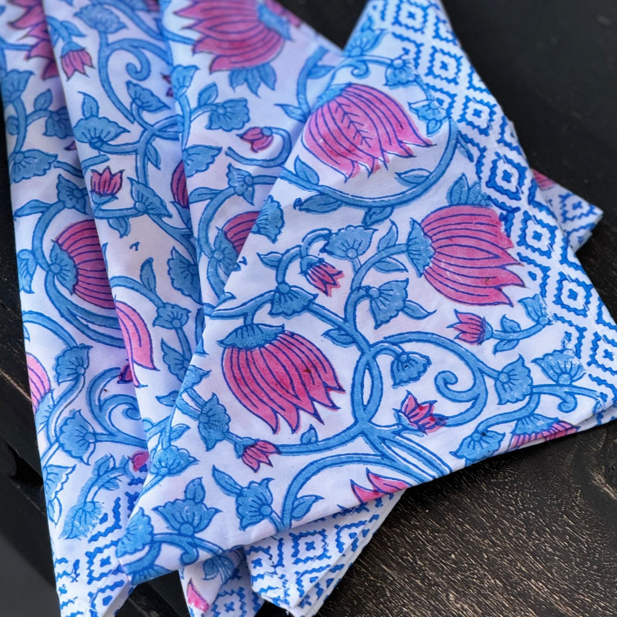 Floral Fusion Napkin Set of 4
