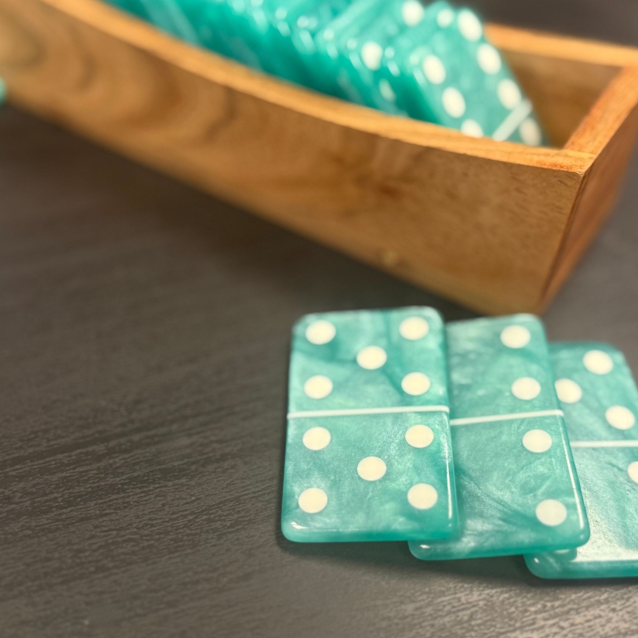 Aqua Luxe Domino Set