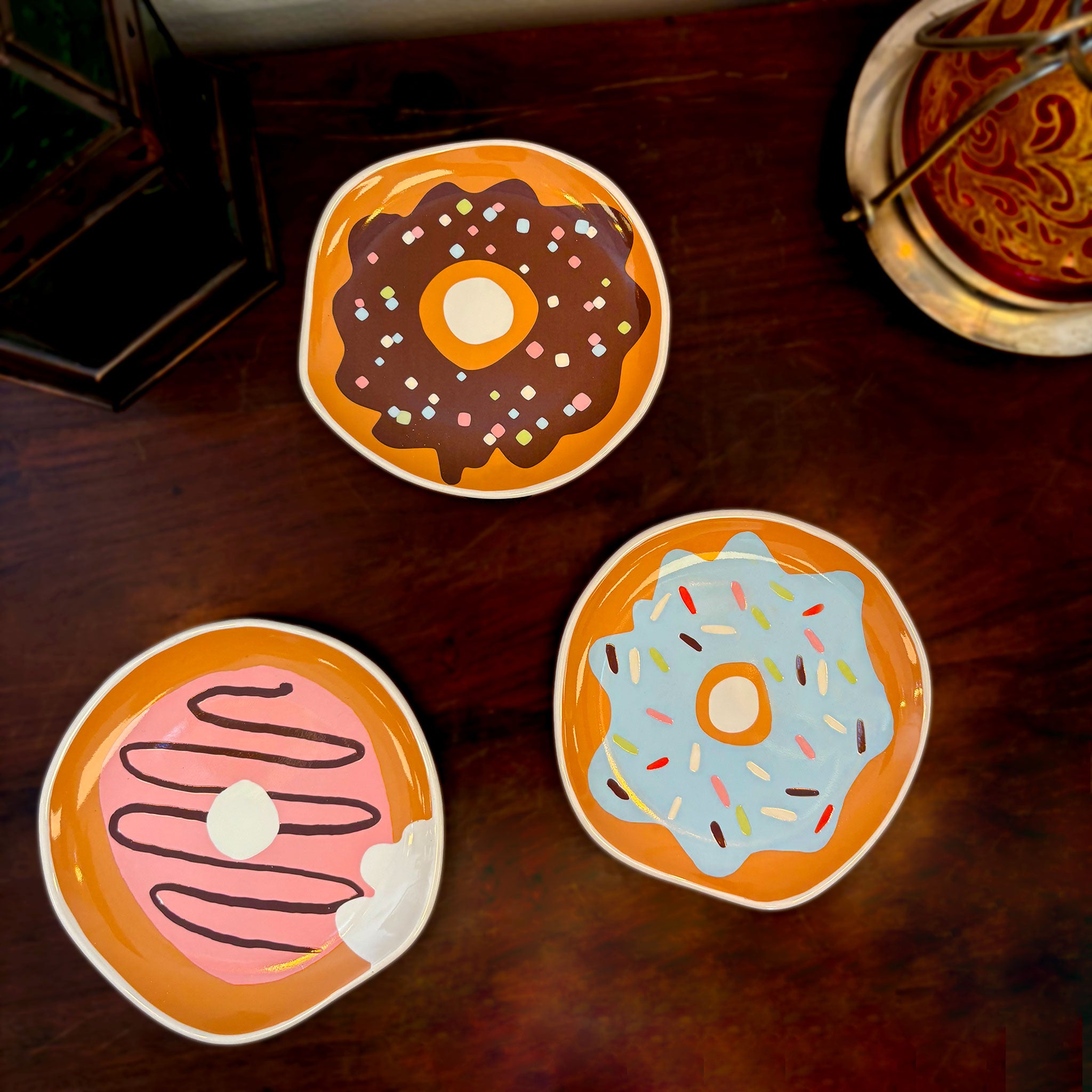 Donut Plate Set of 3