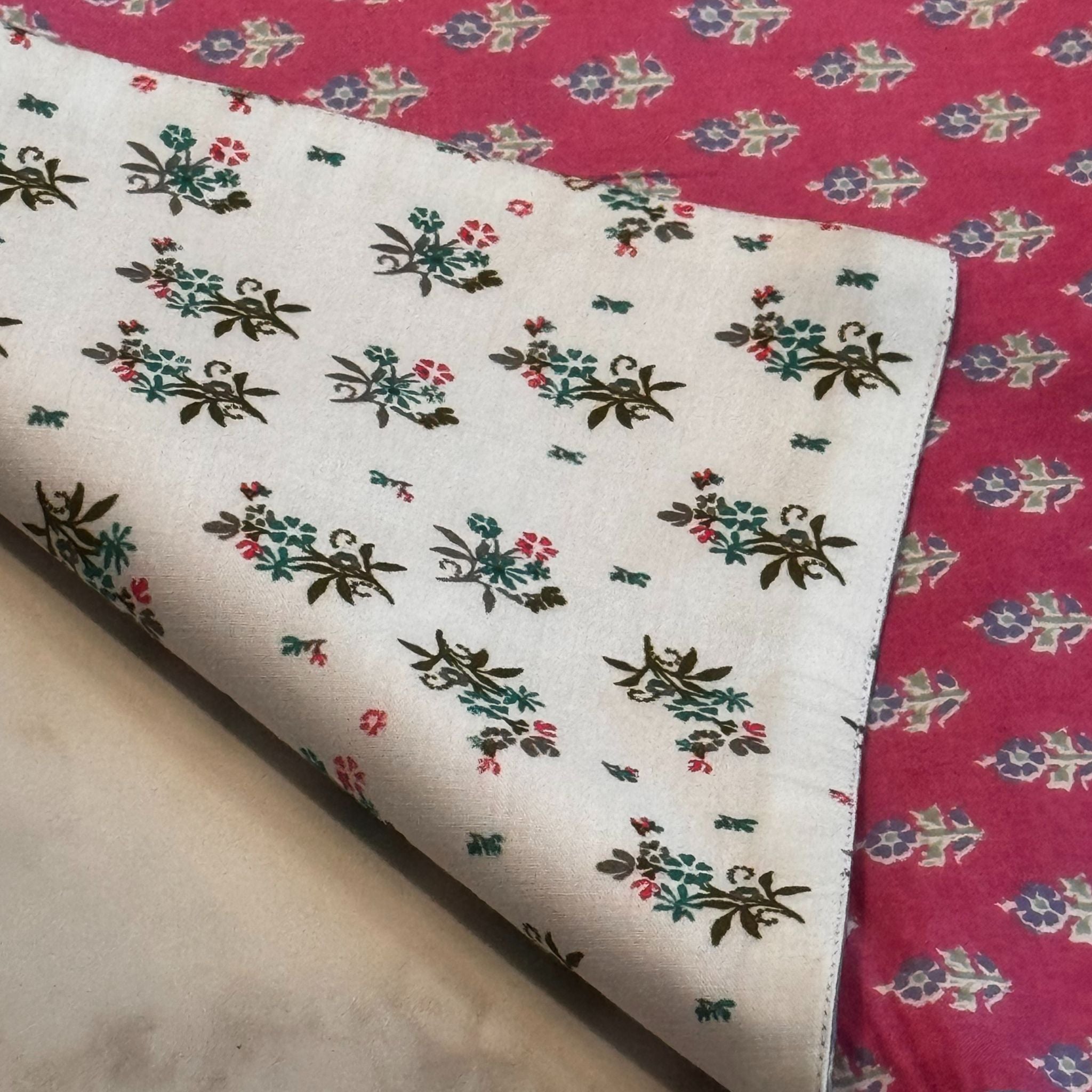 Floral Charm Reversible Table Runner