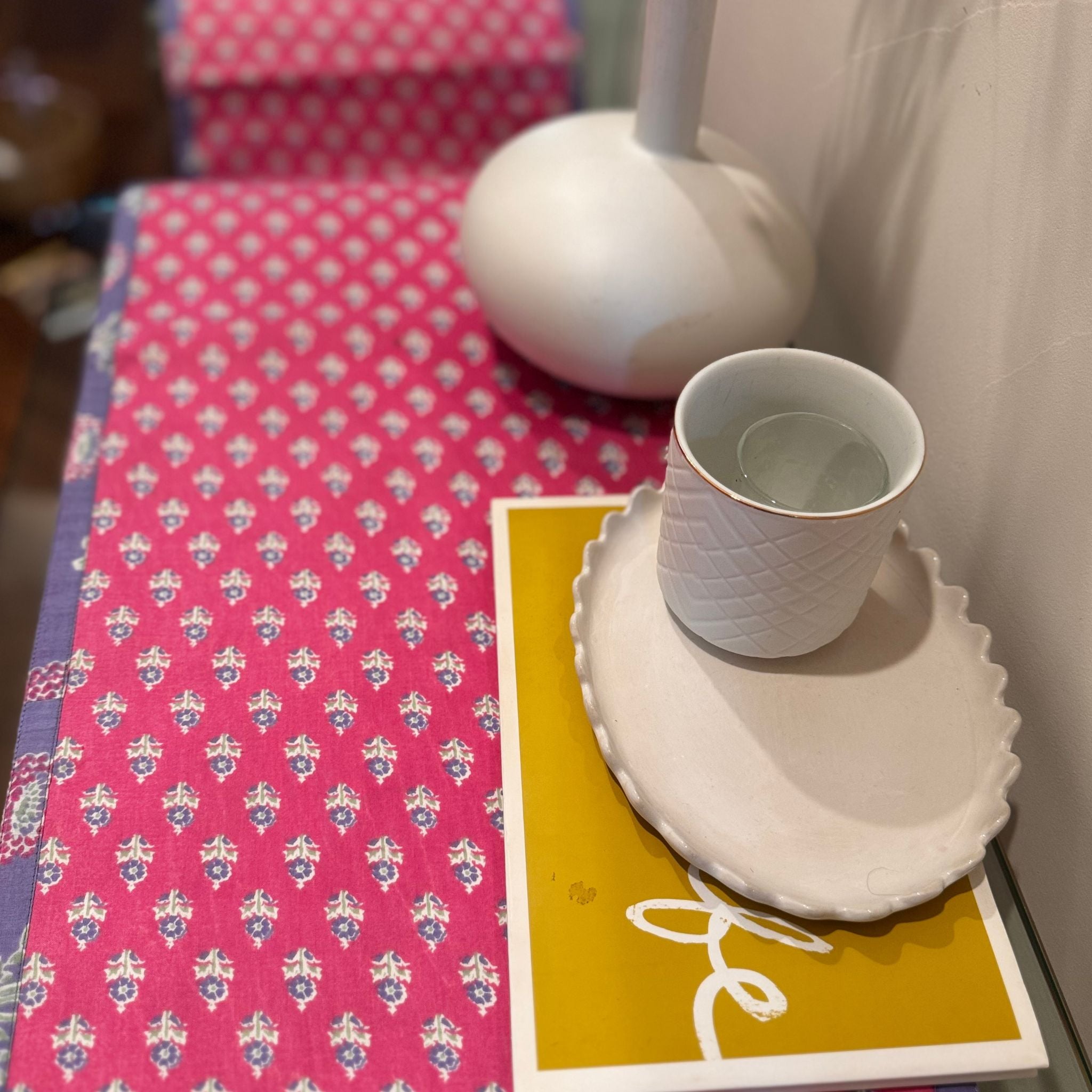 Floral Charm Reversible Table Runner