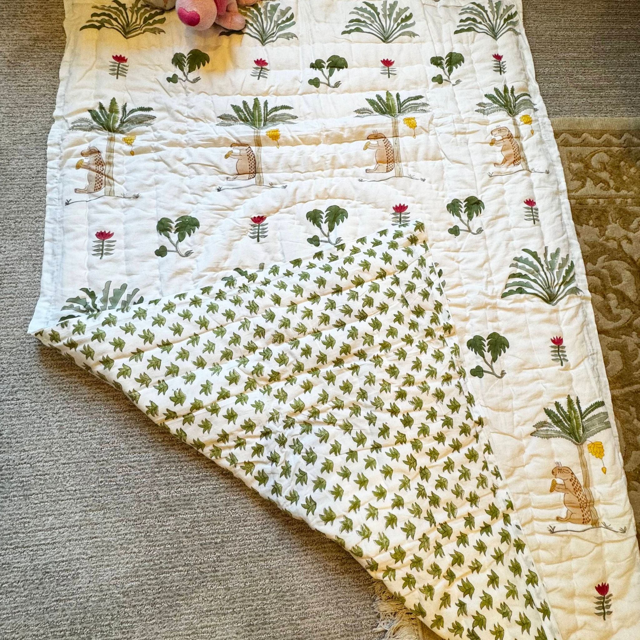 Safari Meadow Cotton Quilt