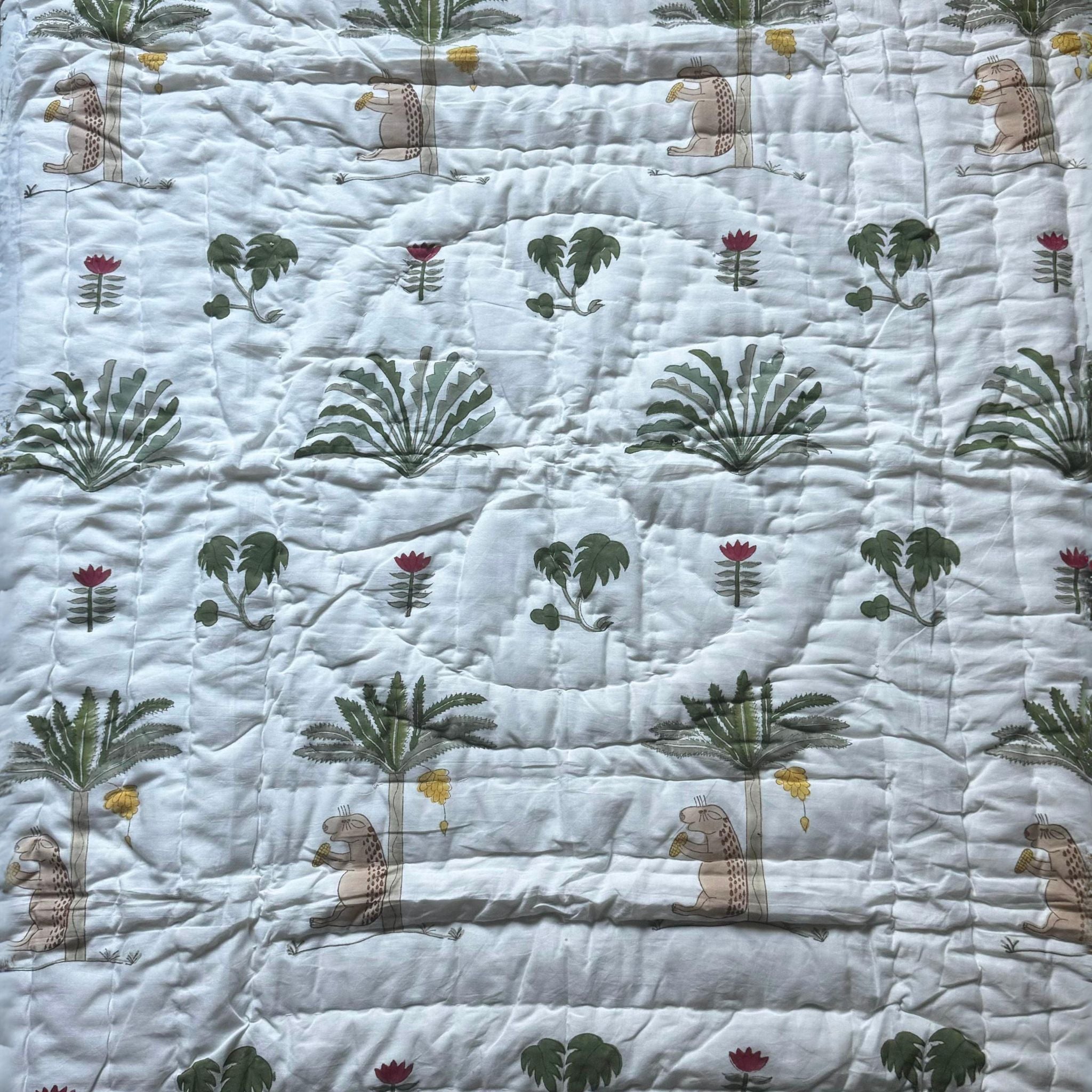 Safari Meadow Cotton Quilt