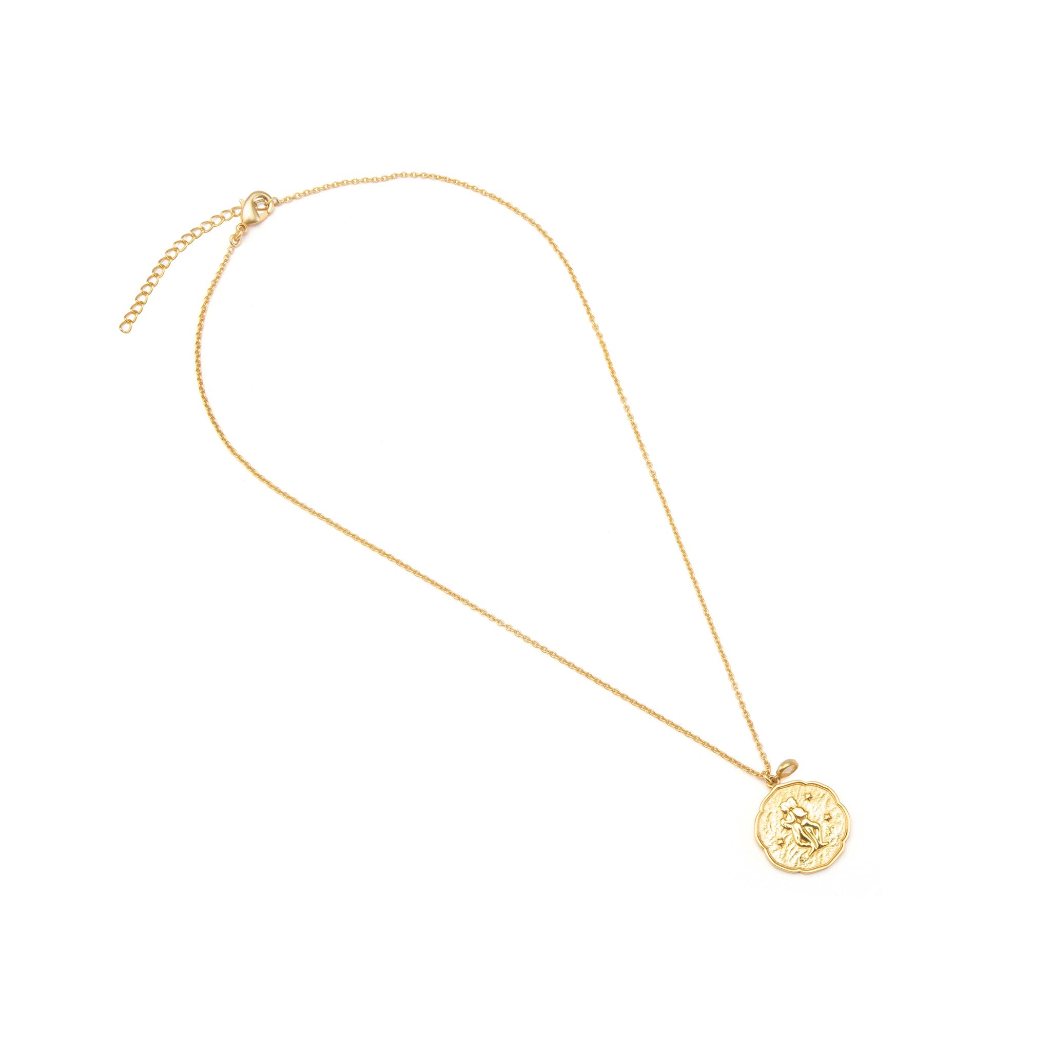 Gemini Necklace With Birth Stone Charm