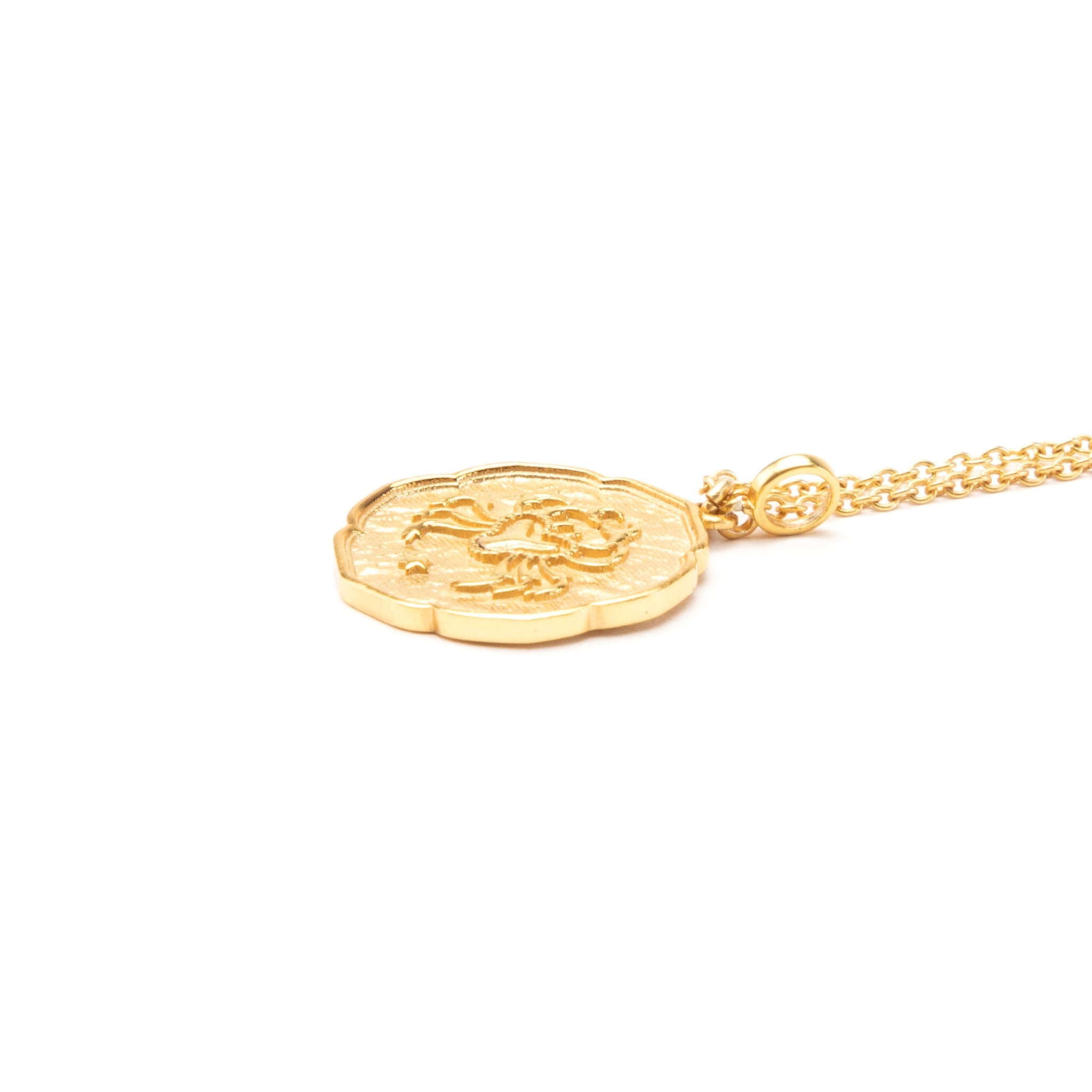 Cancer Necklace With Birth Stone Charm
