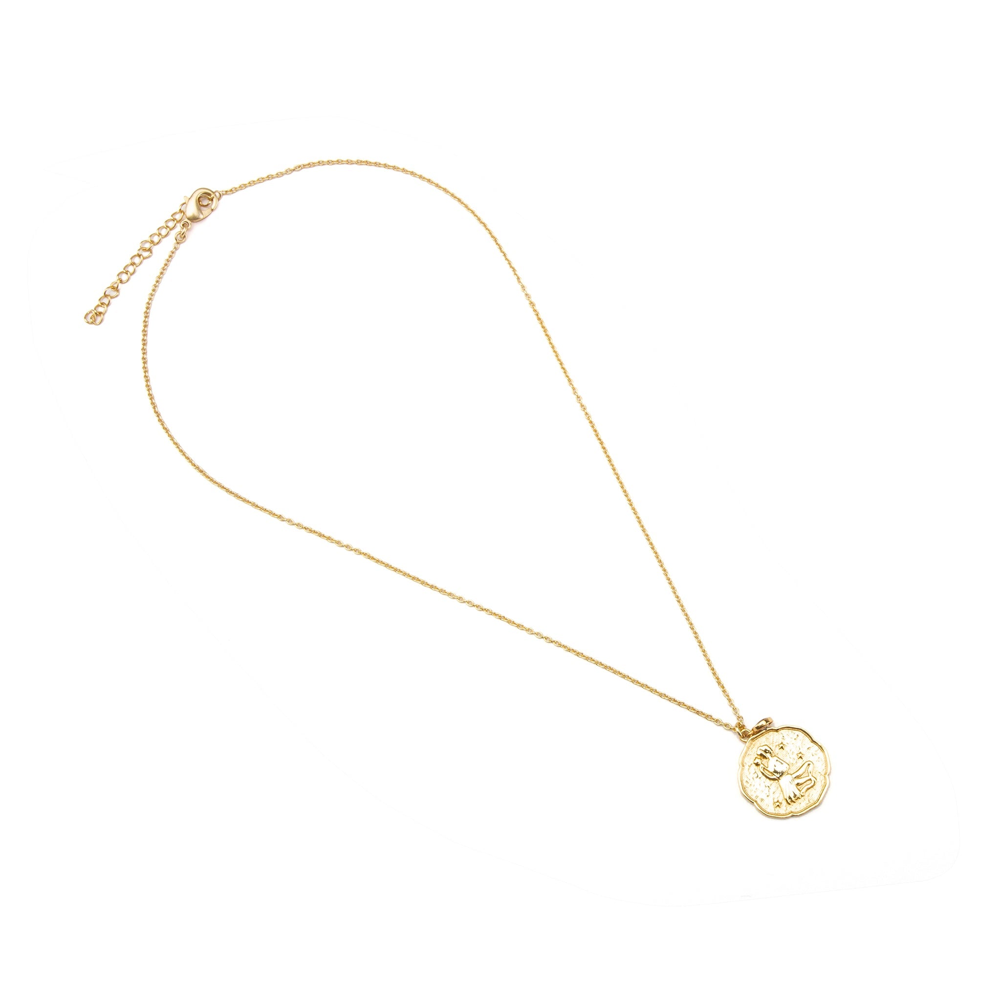 Virgo Necklace With Birth Stone Charm