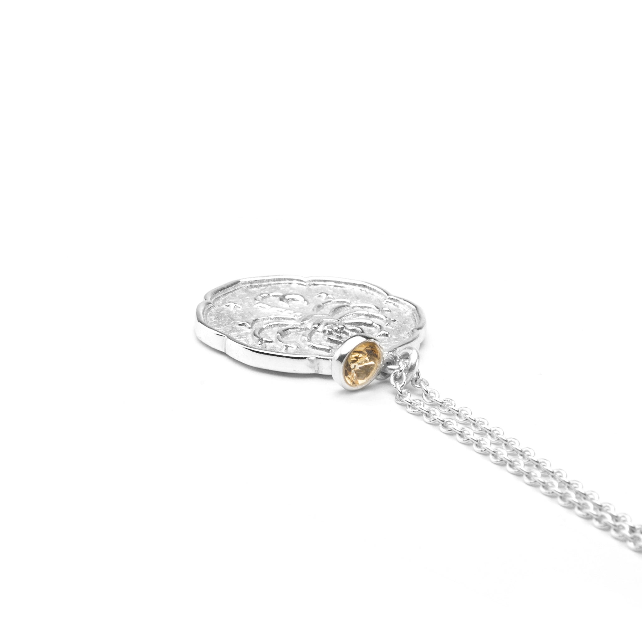 Scorpio Necklace With Birth Stone Charm