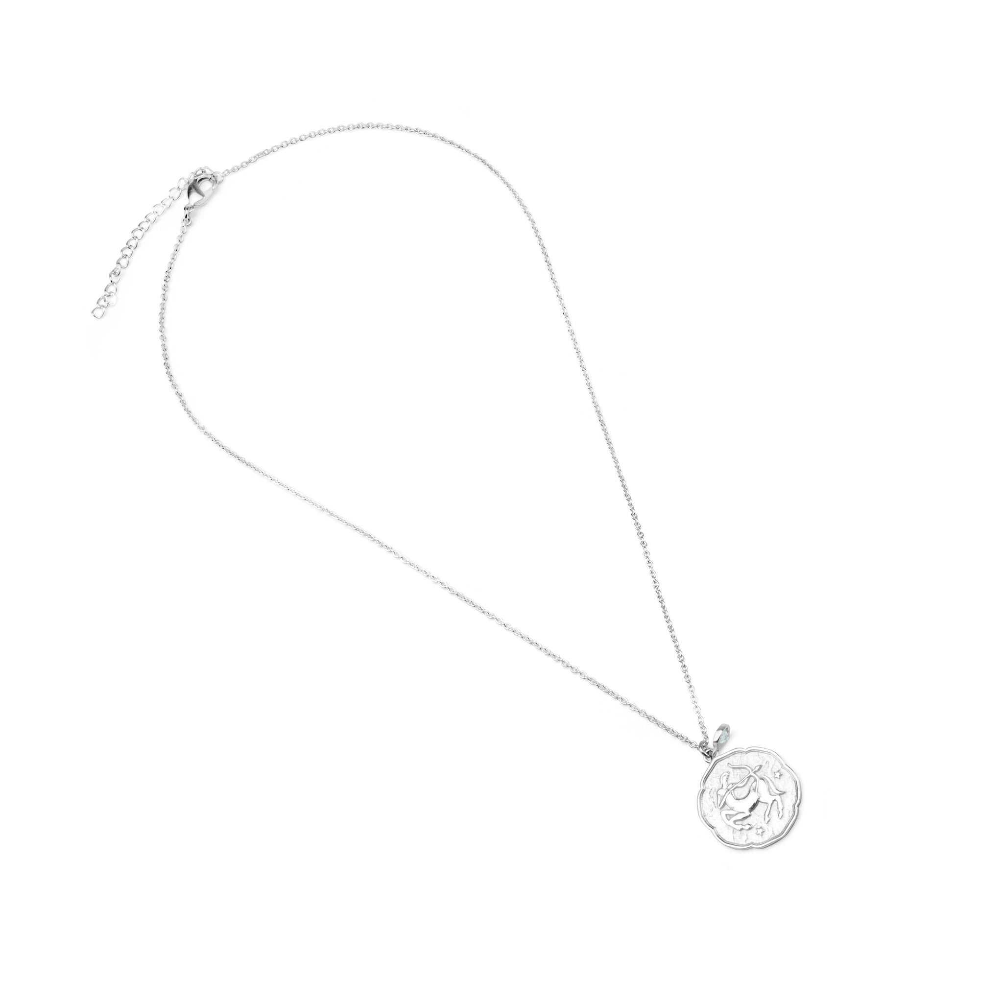 Sagittarius Necklace With Birth Stone Charm