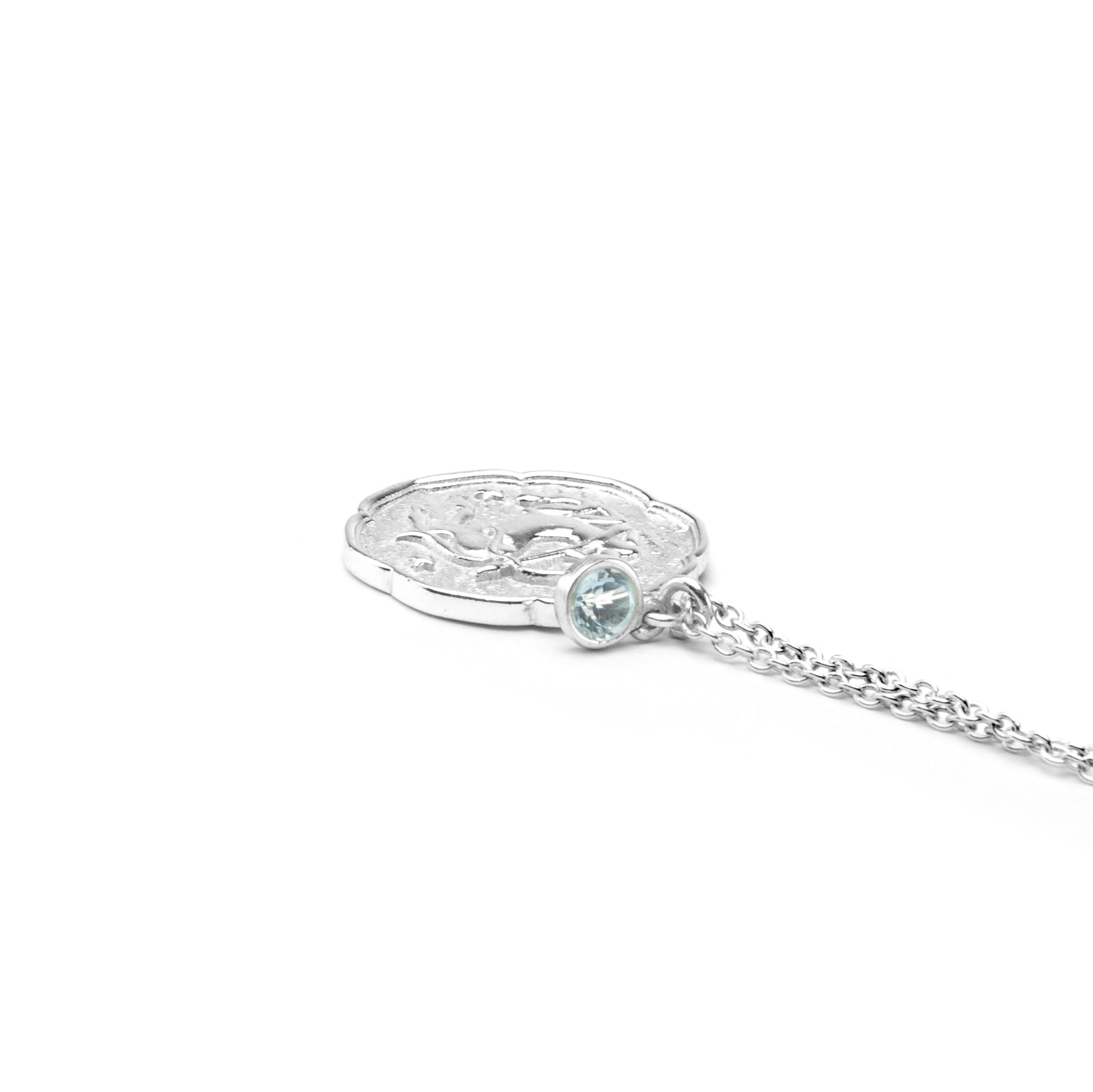 Sagittarius Necklace With Birth Stone Charm