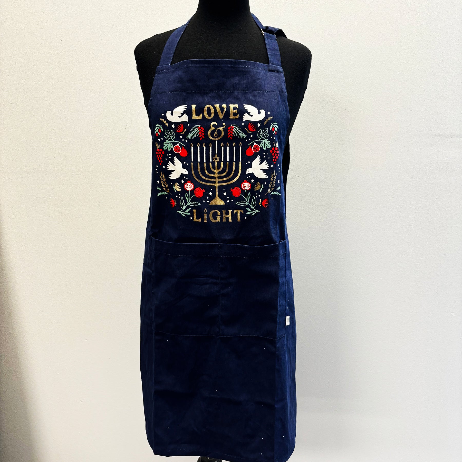 Hanukkah Apron-Love & Light Print