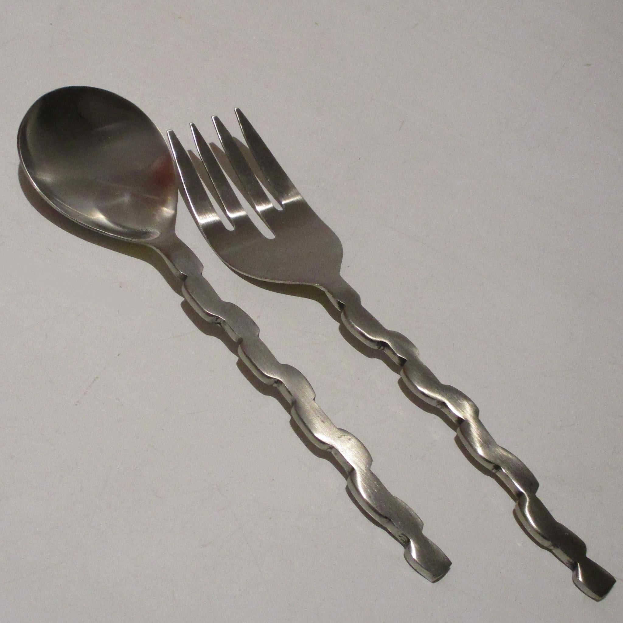 Puzzle Shaped 2-Piece Salad Server Set