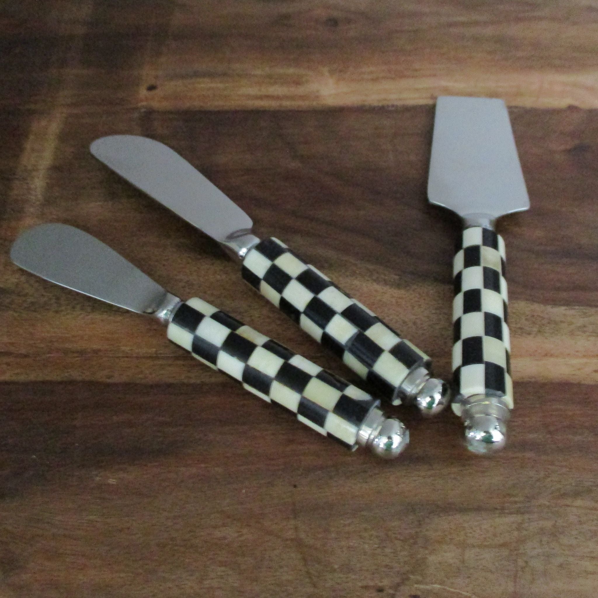 Checker Cheese Knife S/3 | Shastrahome.com