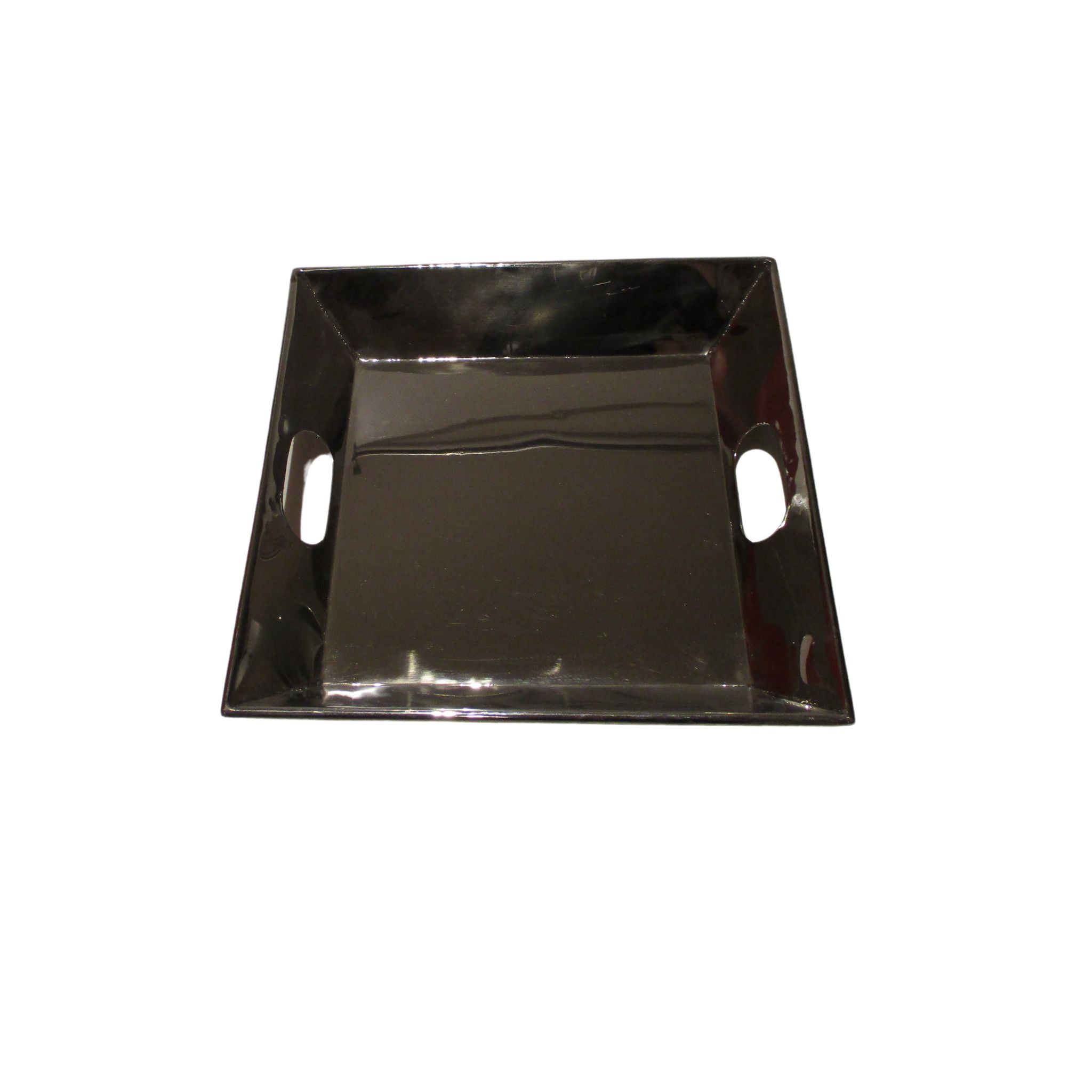Silver Square Gunmetal Tray