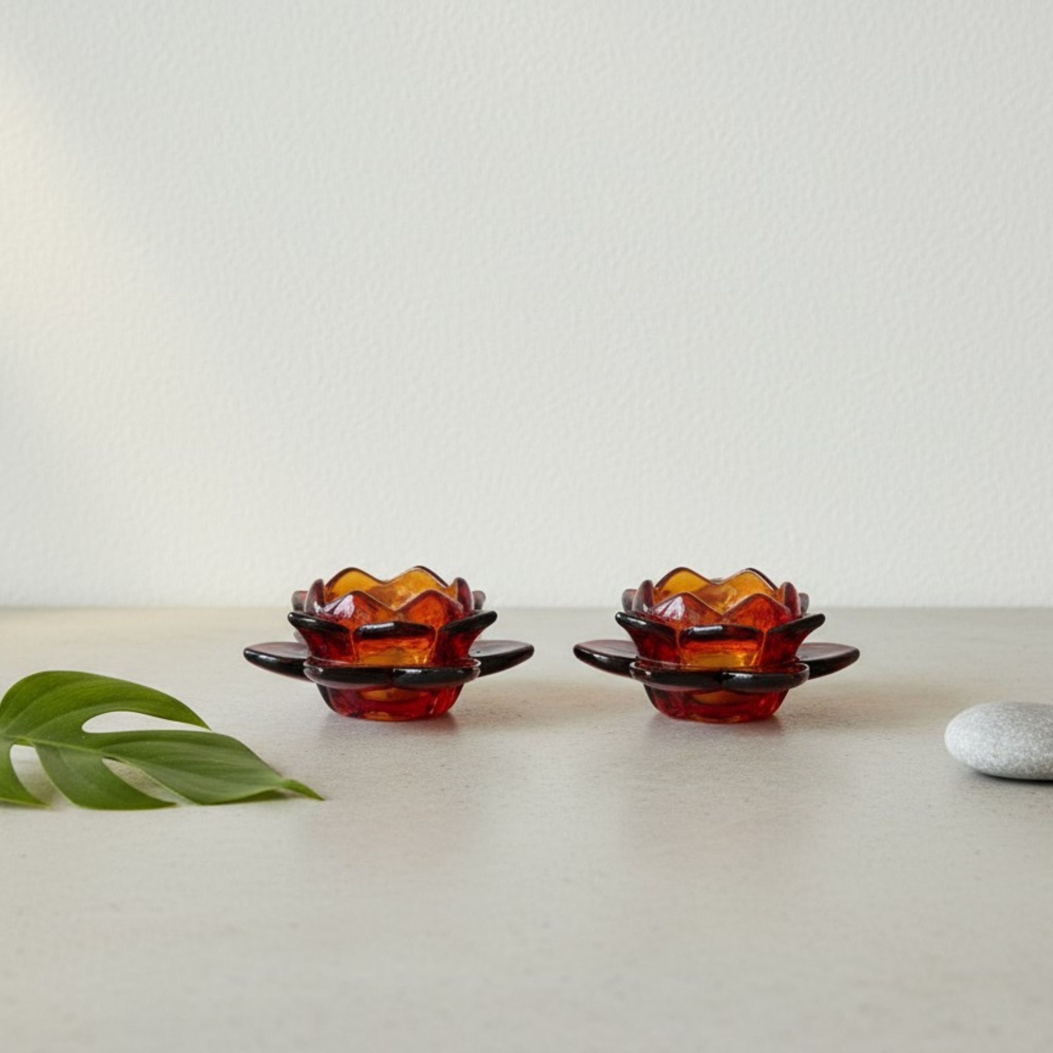 Lotus Glow Votive Holder Gift Set - 2 Piece