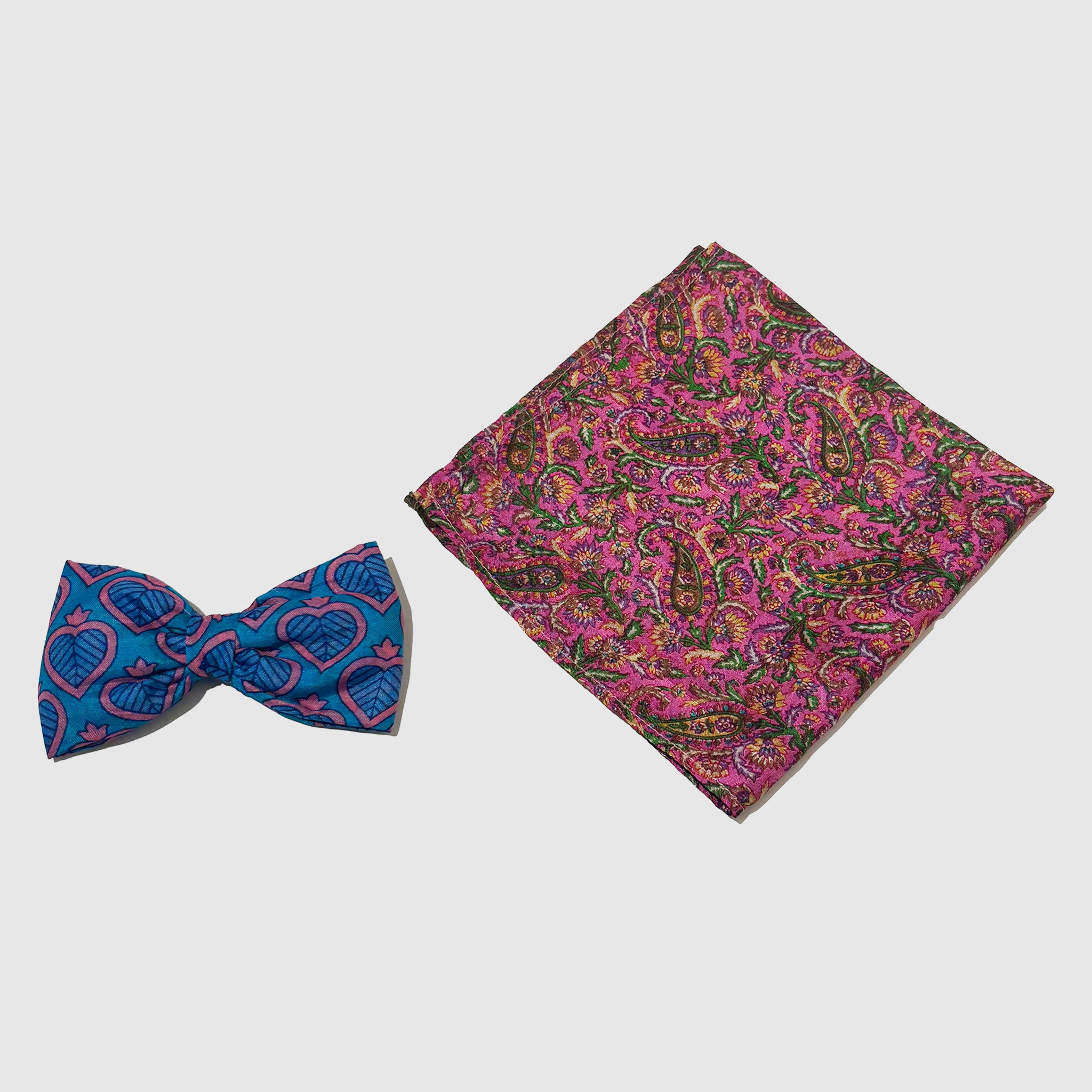 Charming Vows Bowtie & Pocket Square