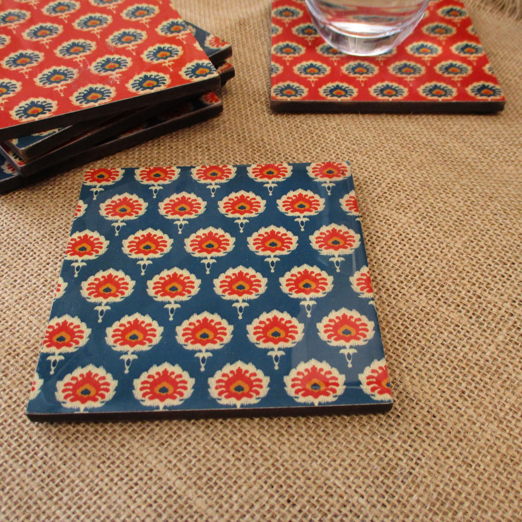 Gulmohar Coasters Set of 6