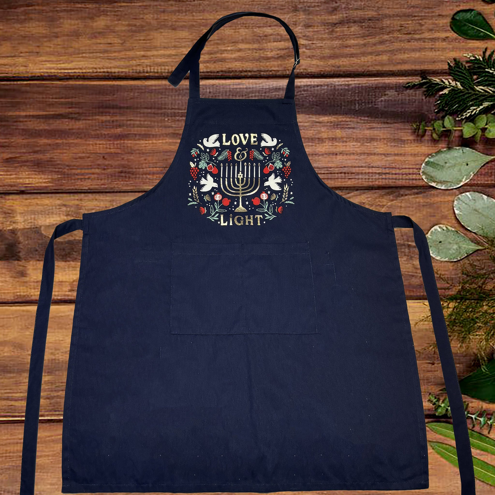 Adult Love & Light Hanukkah Apron