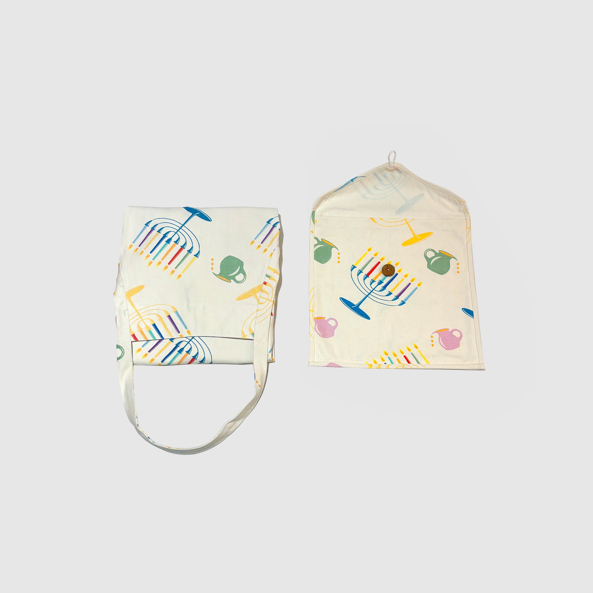 Adult Multi-Colored Hanukkah Apron