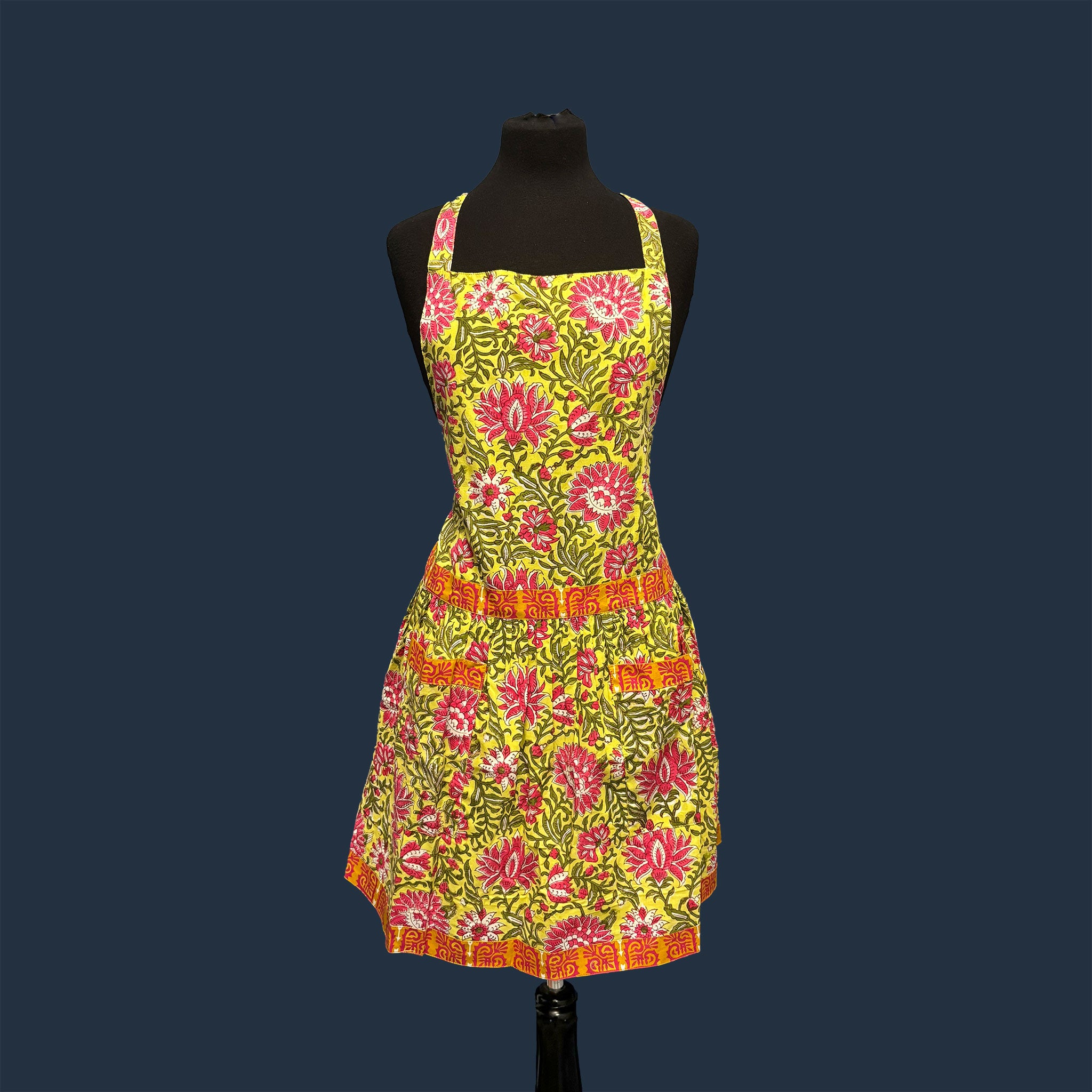 Kids or Adult Yellow Blooming Apron