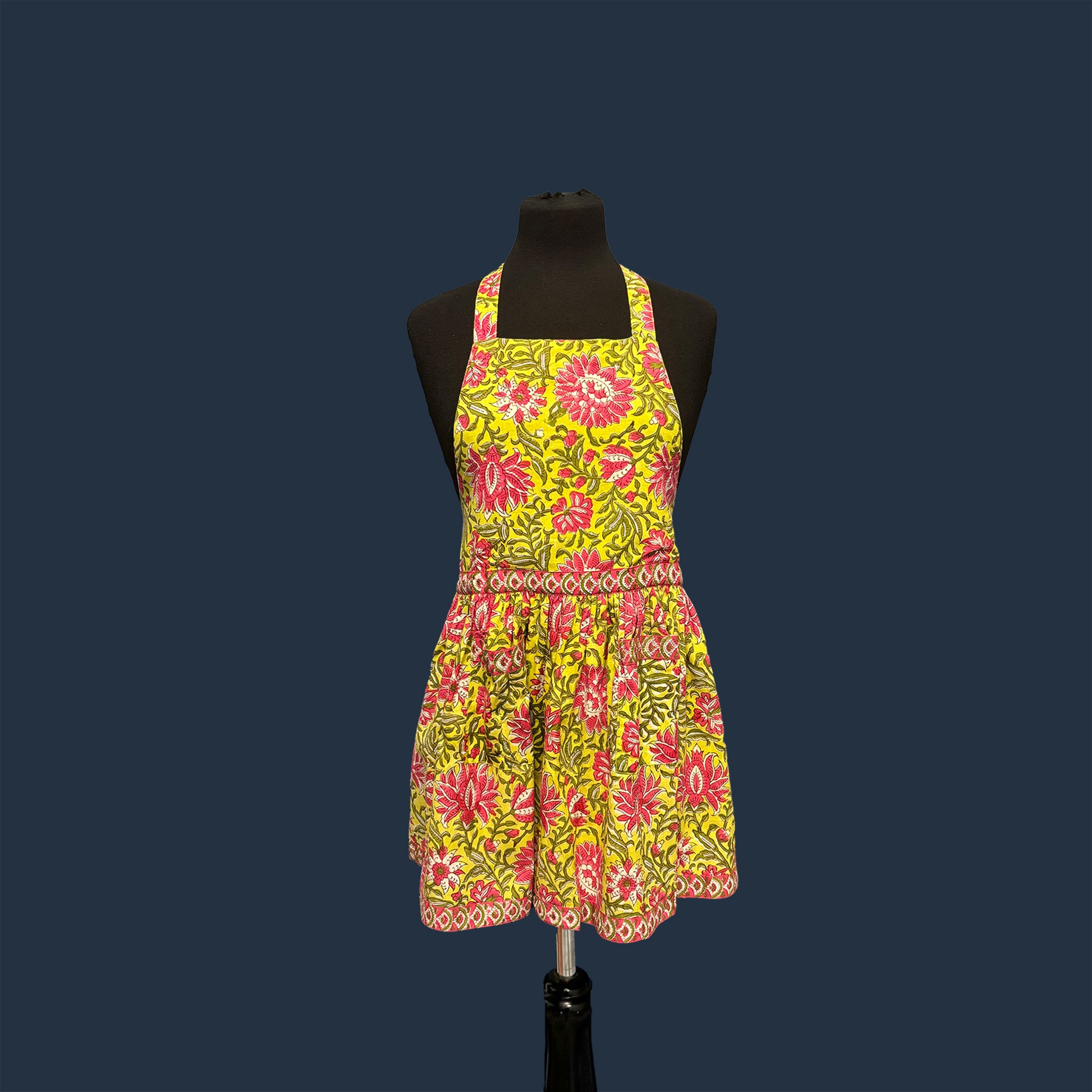 Kids or Adult Yellow Blooming Apron