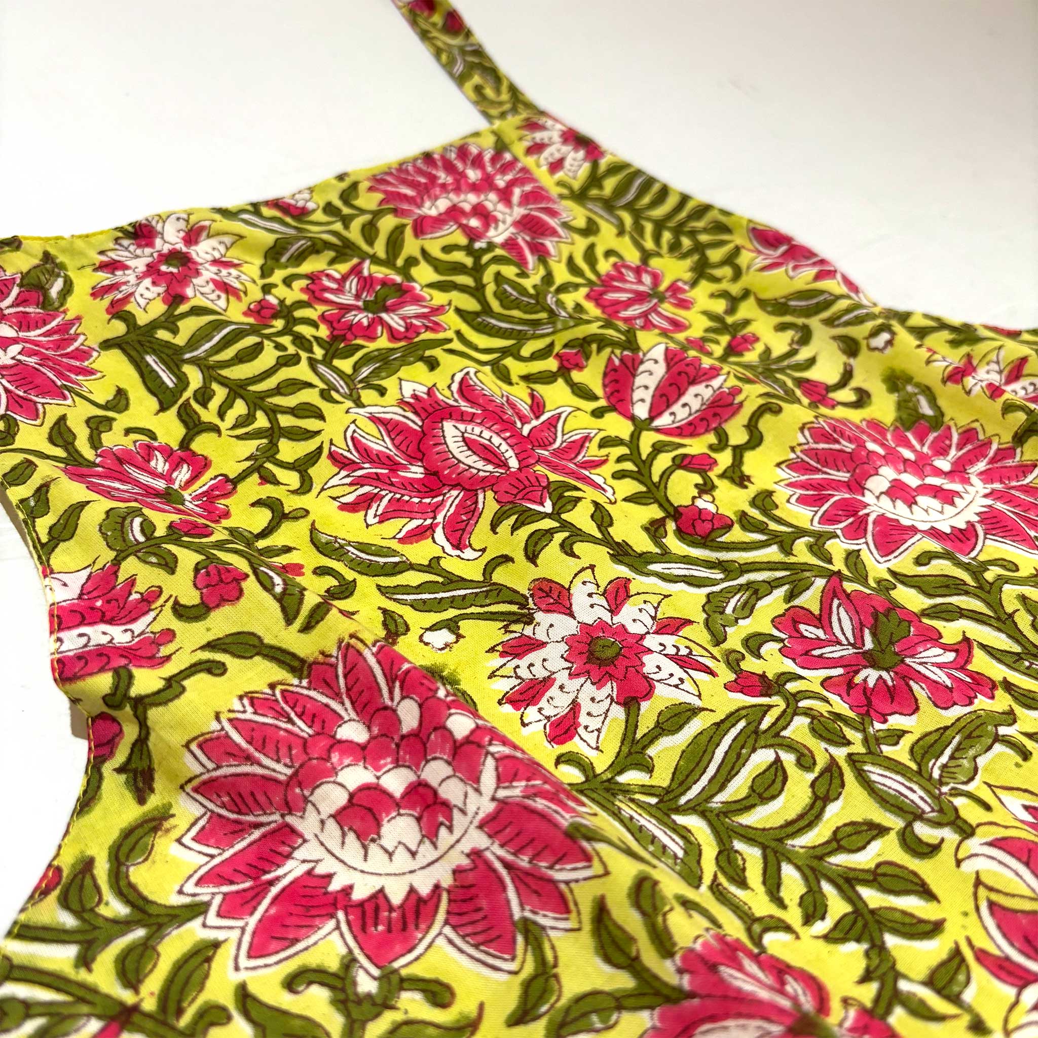 Kids or Adult Yellow Blooming Apron