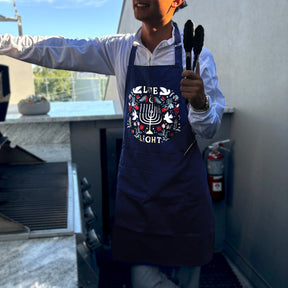 Hanukkah Apron-Love & Light Print