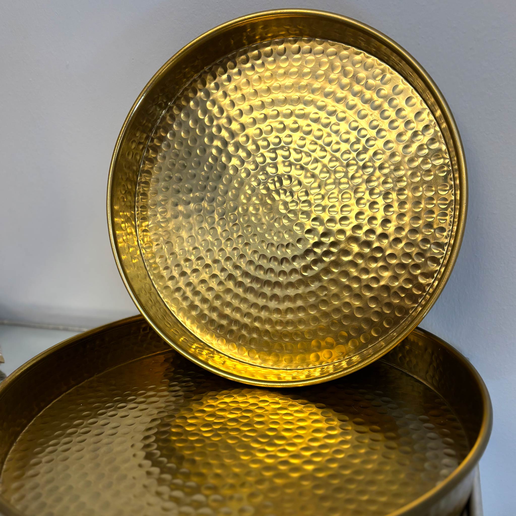 Gold Hammered Tray