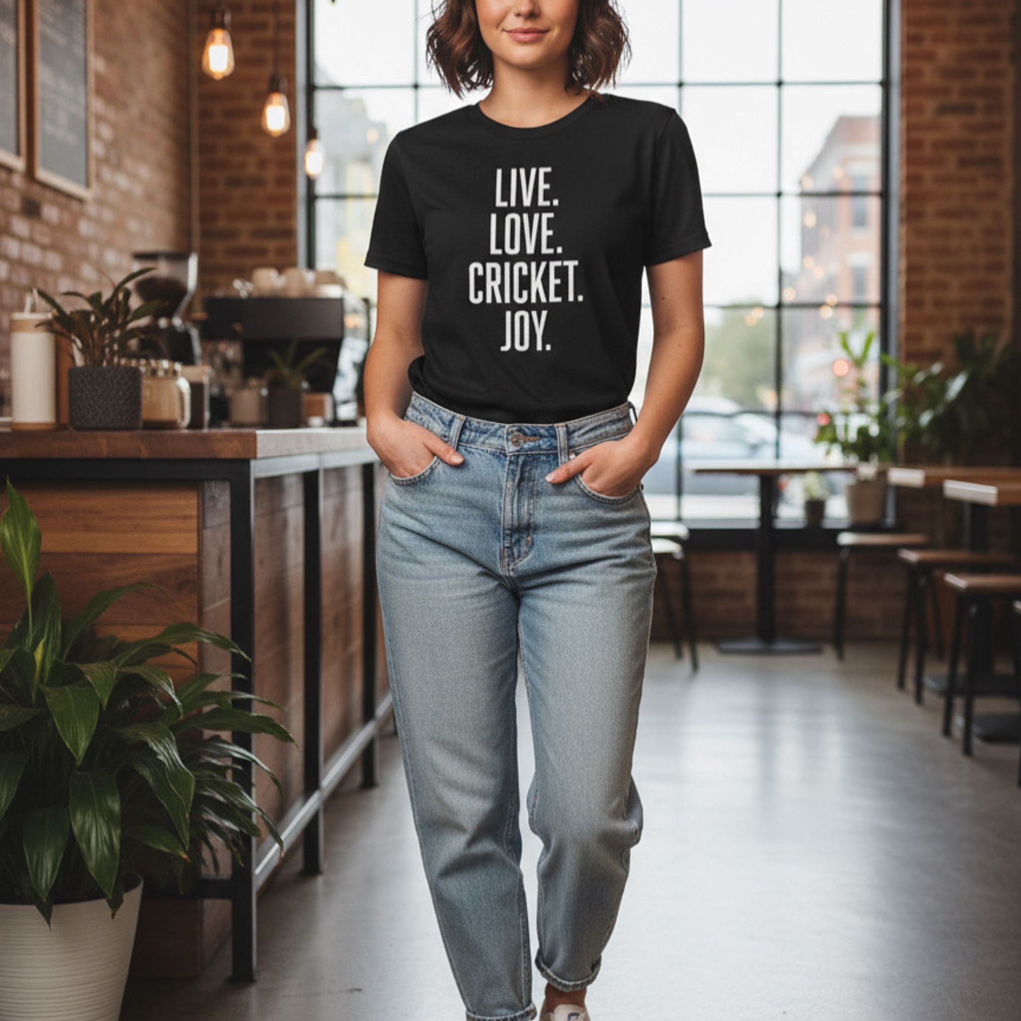 Live Love Cricket Joy T Shirt