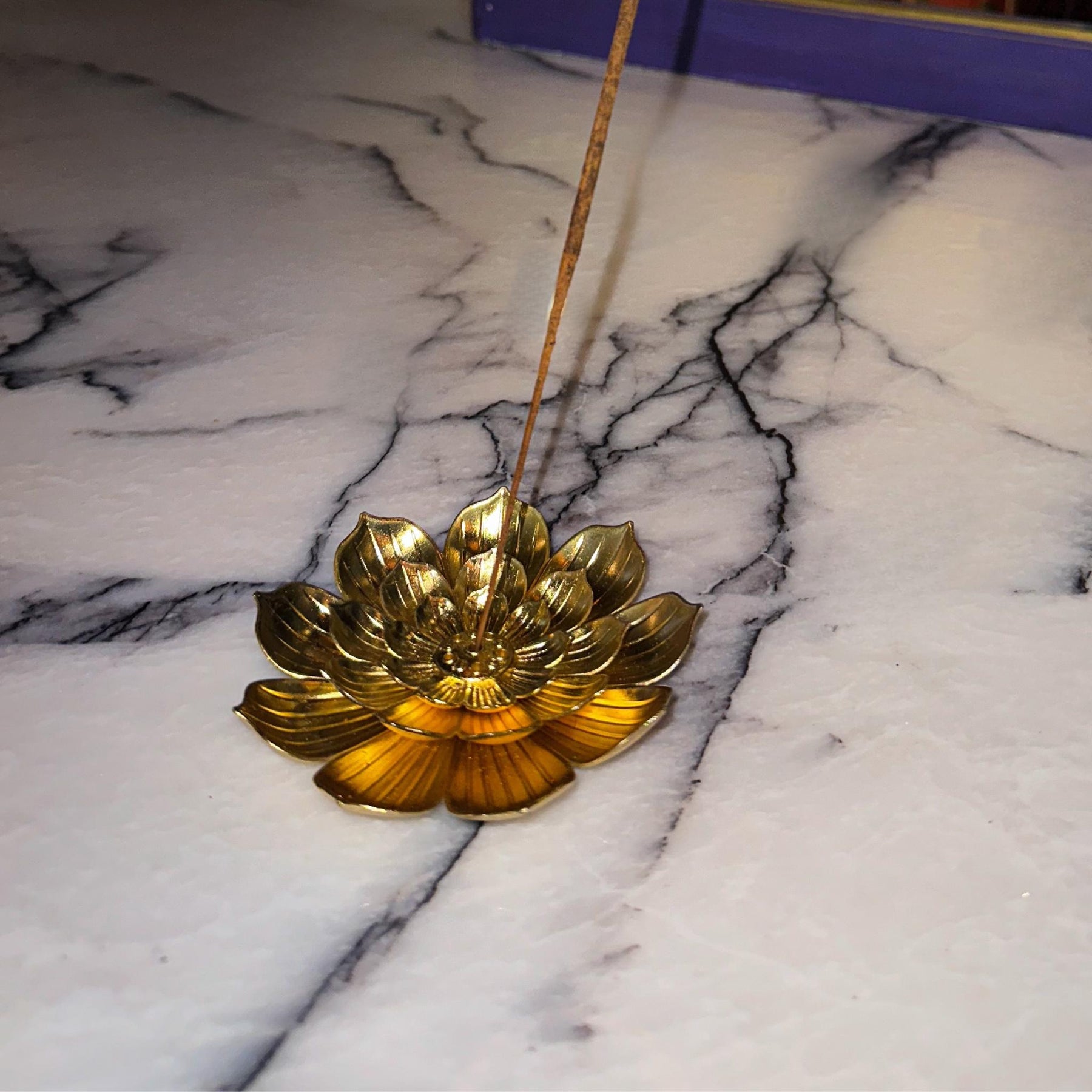 Lotus Shaped Incense Holder | Shastrahome.com