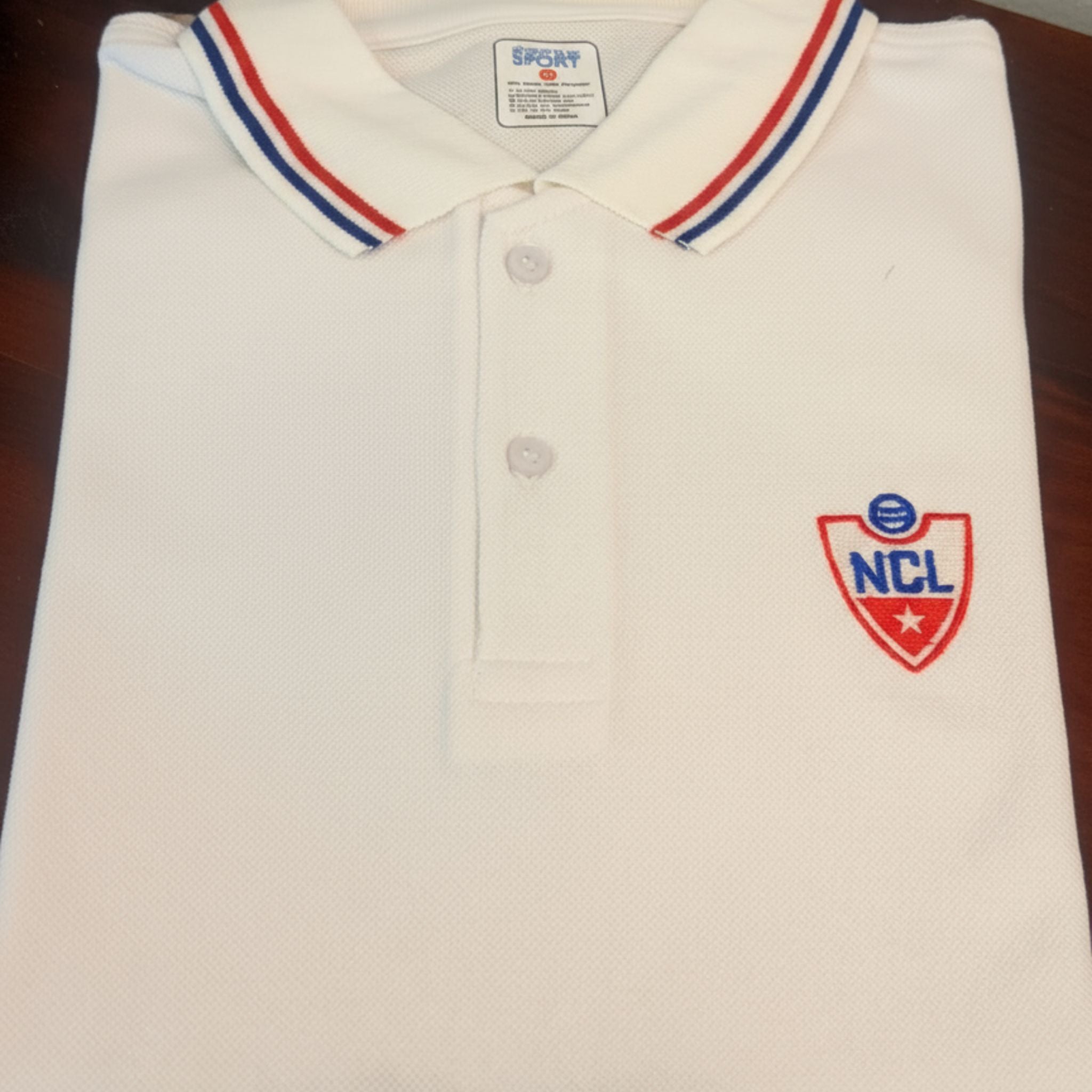 NCL White Polo Shirt