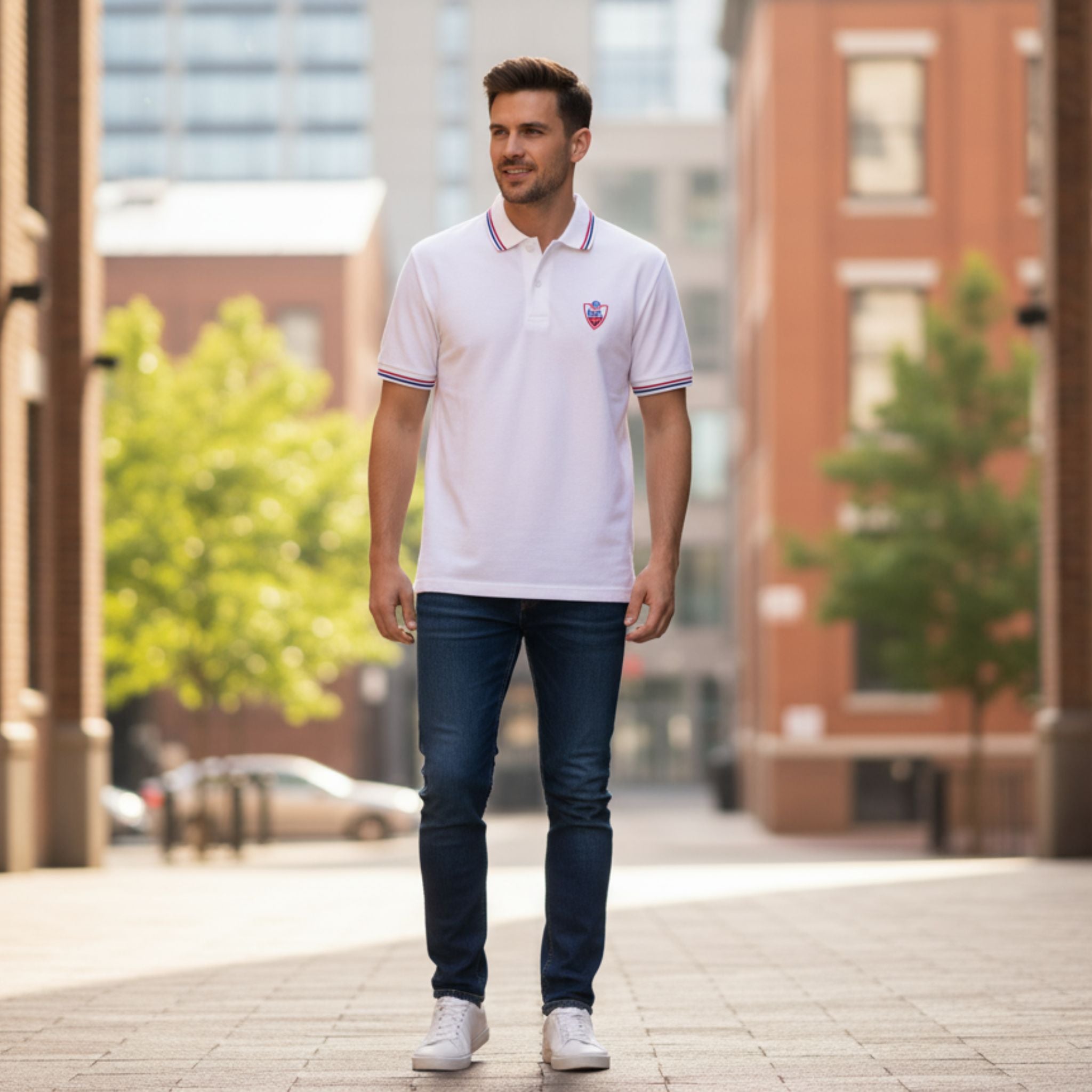 NCL White Polo Shirt