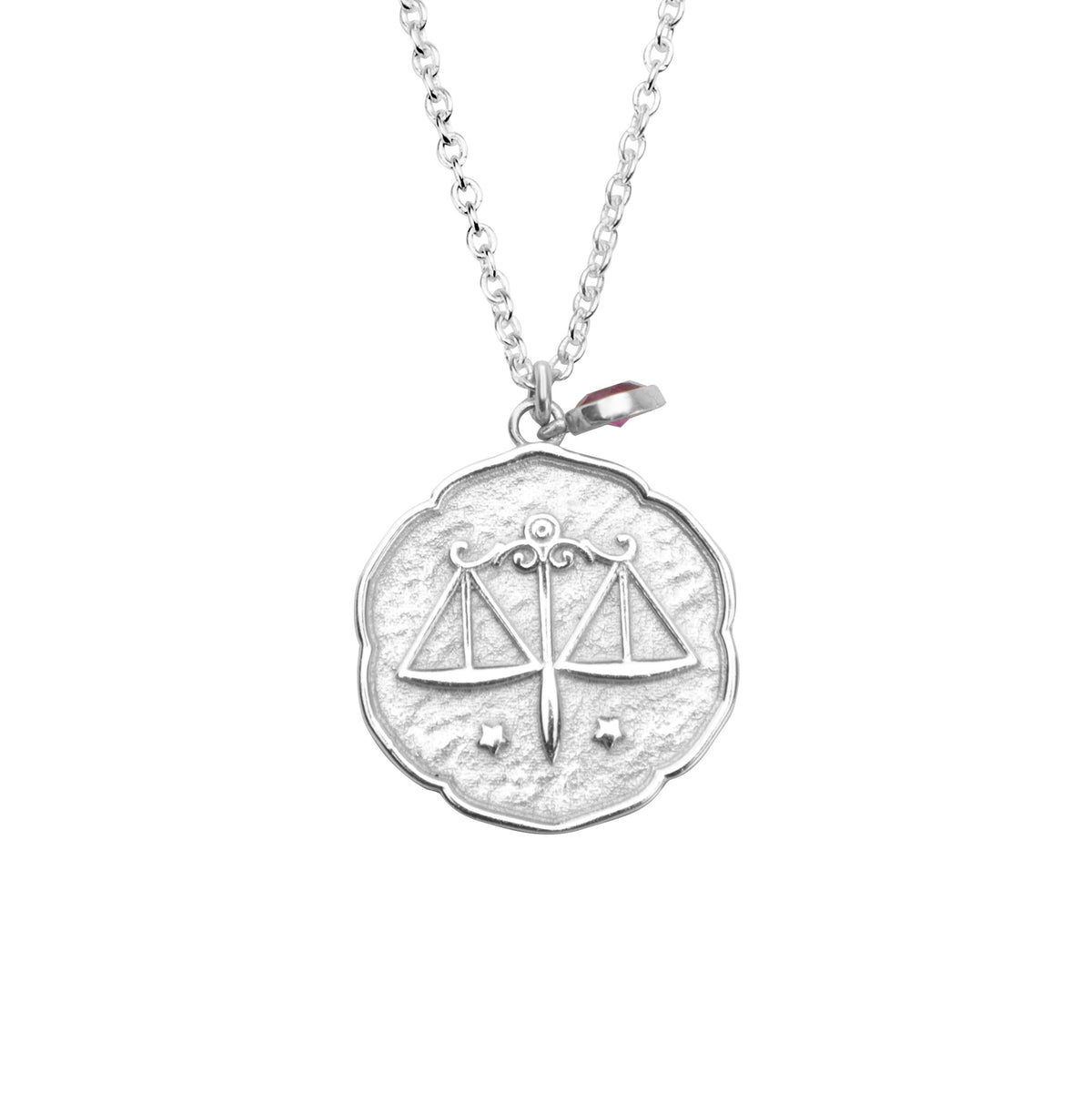 Libra Birthstone Necklace - Elegant Charm with Timeless Symbolism and Style