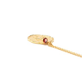 Capricorn Birthstone Necklace -  Elegant Charm with Meaningful Timeless Symbolism