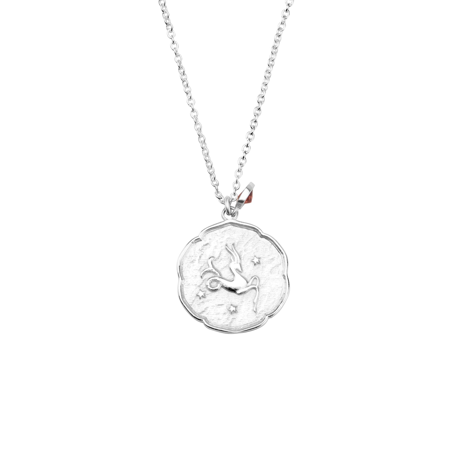 Capricorn Birthstone Necklace -  Elegant Charm with Meaningful Timeless Symbolism