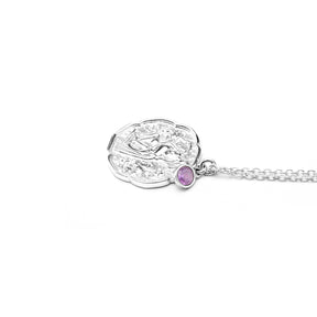 Aquarius Birthstone Necklace - Elegant Charm with Timeless Symbolism and Style