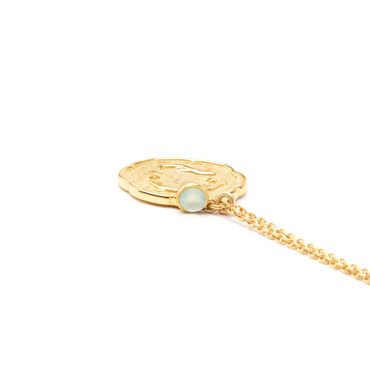 Pisces Birthstone Necklace - Elegant Charm with Timeless Symbolism and Style