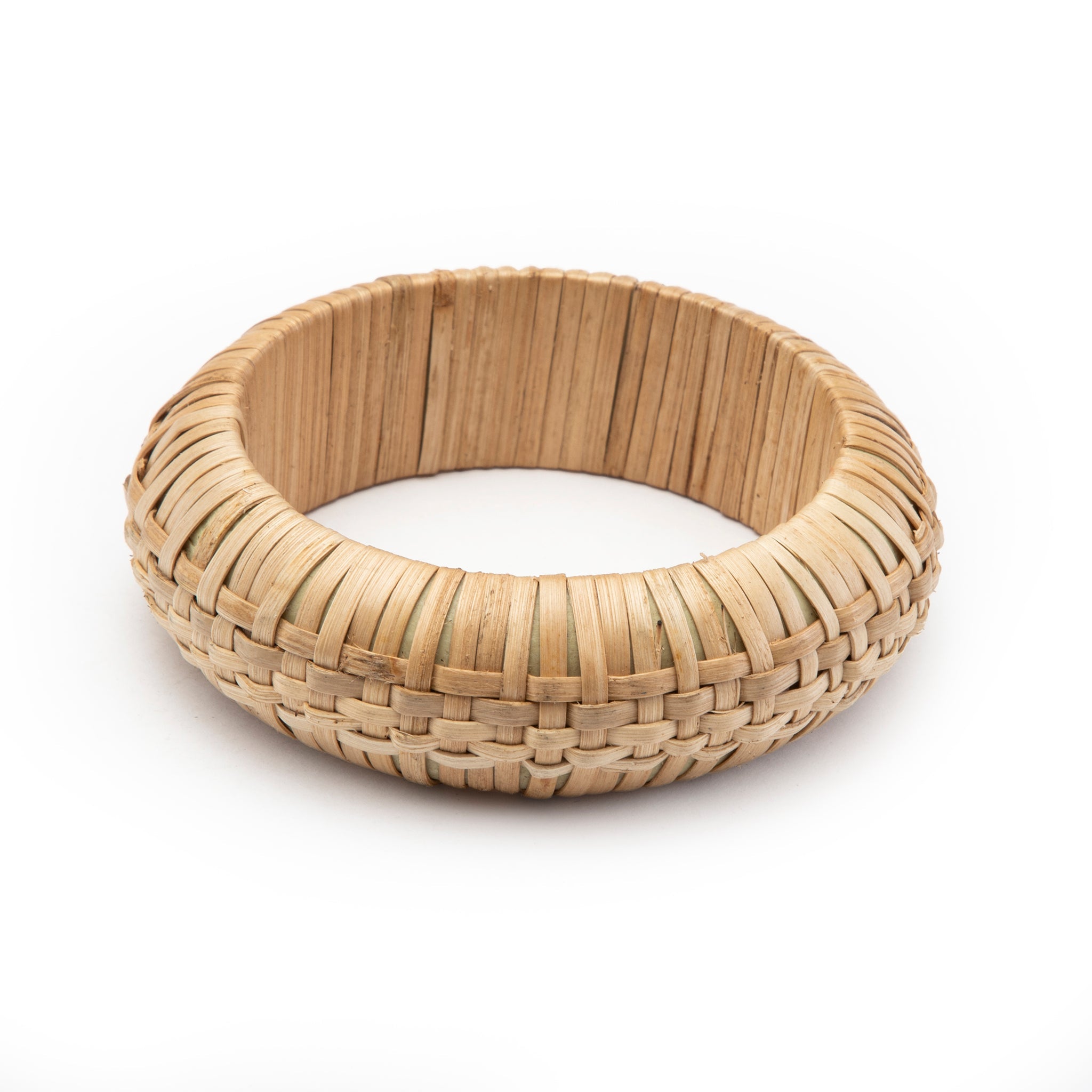 Aayra Basketweave Bangle -  Hand-Woven Design Containing Timeless Wearer’s Beauty