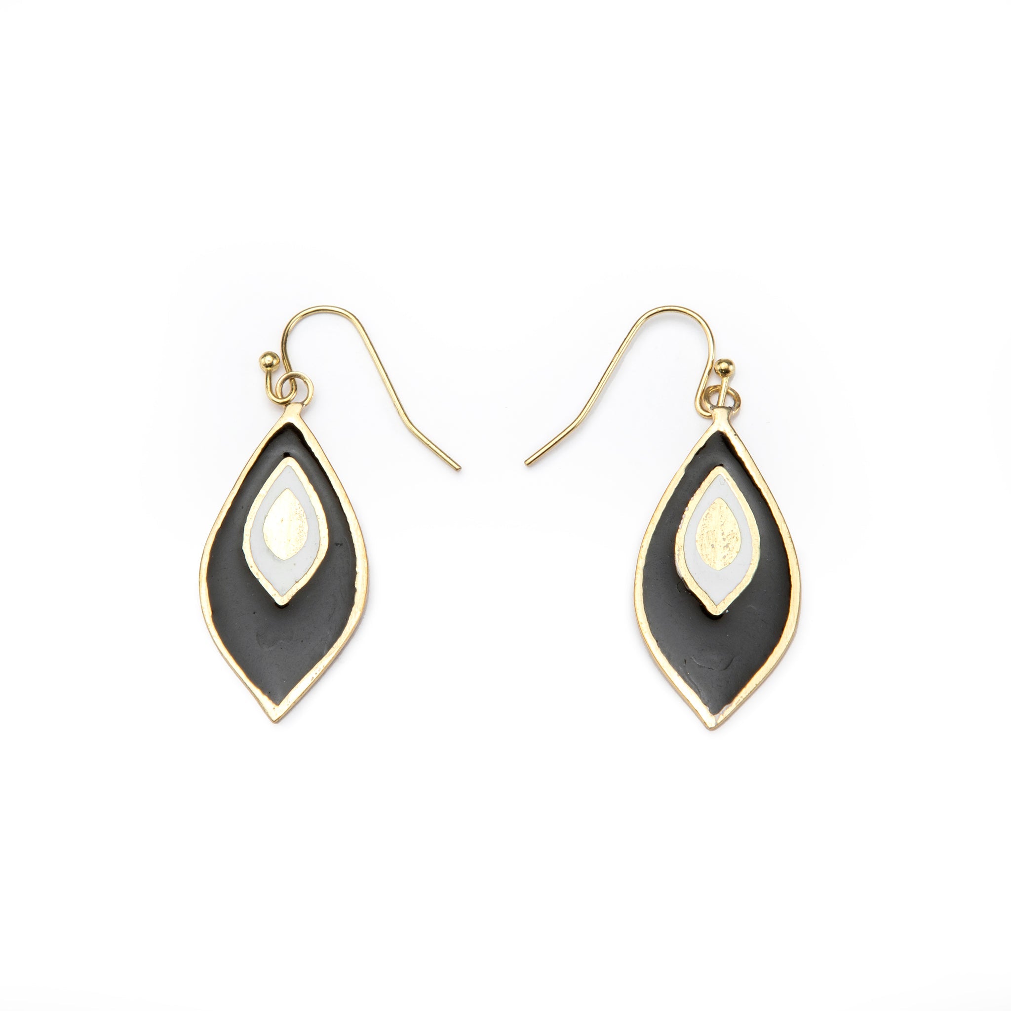 Aankh Enamel Earrings